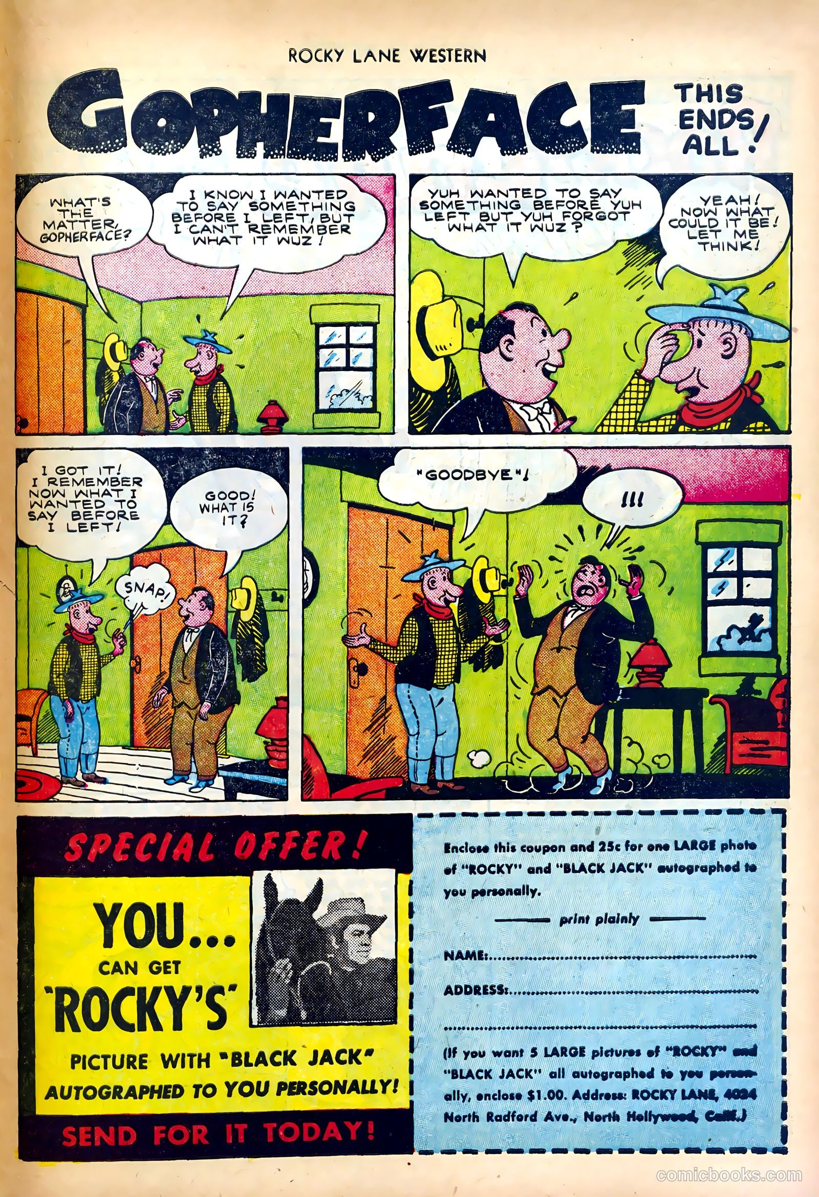 Rocky Lane Western #27 (1951) — page 27 of 36