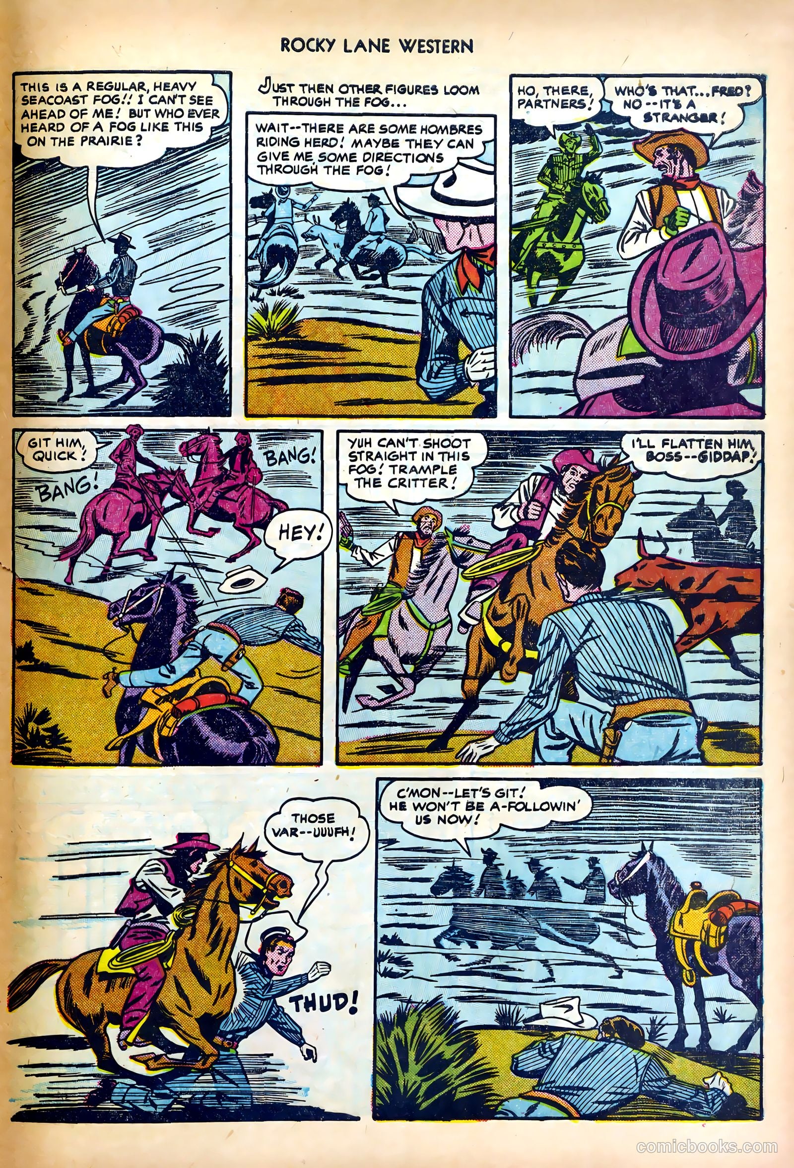 Rocky Lane Western #27 (1951) — page 29 of 36