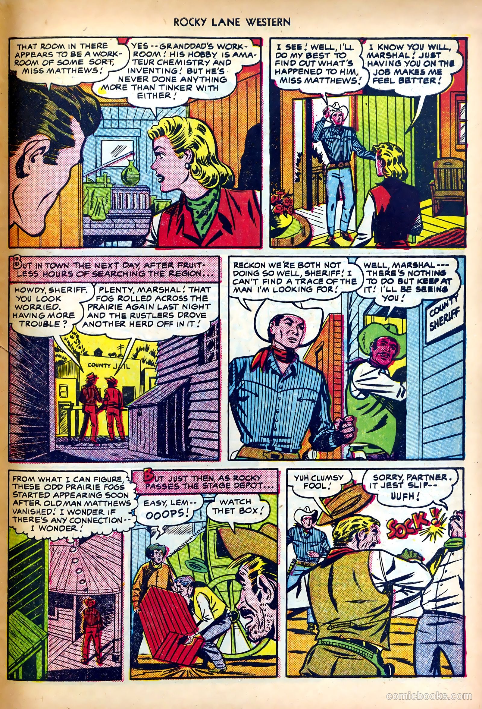 Rocky Lane Western #27 (1951) — page 31 of 36