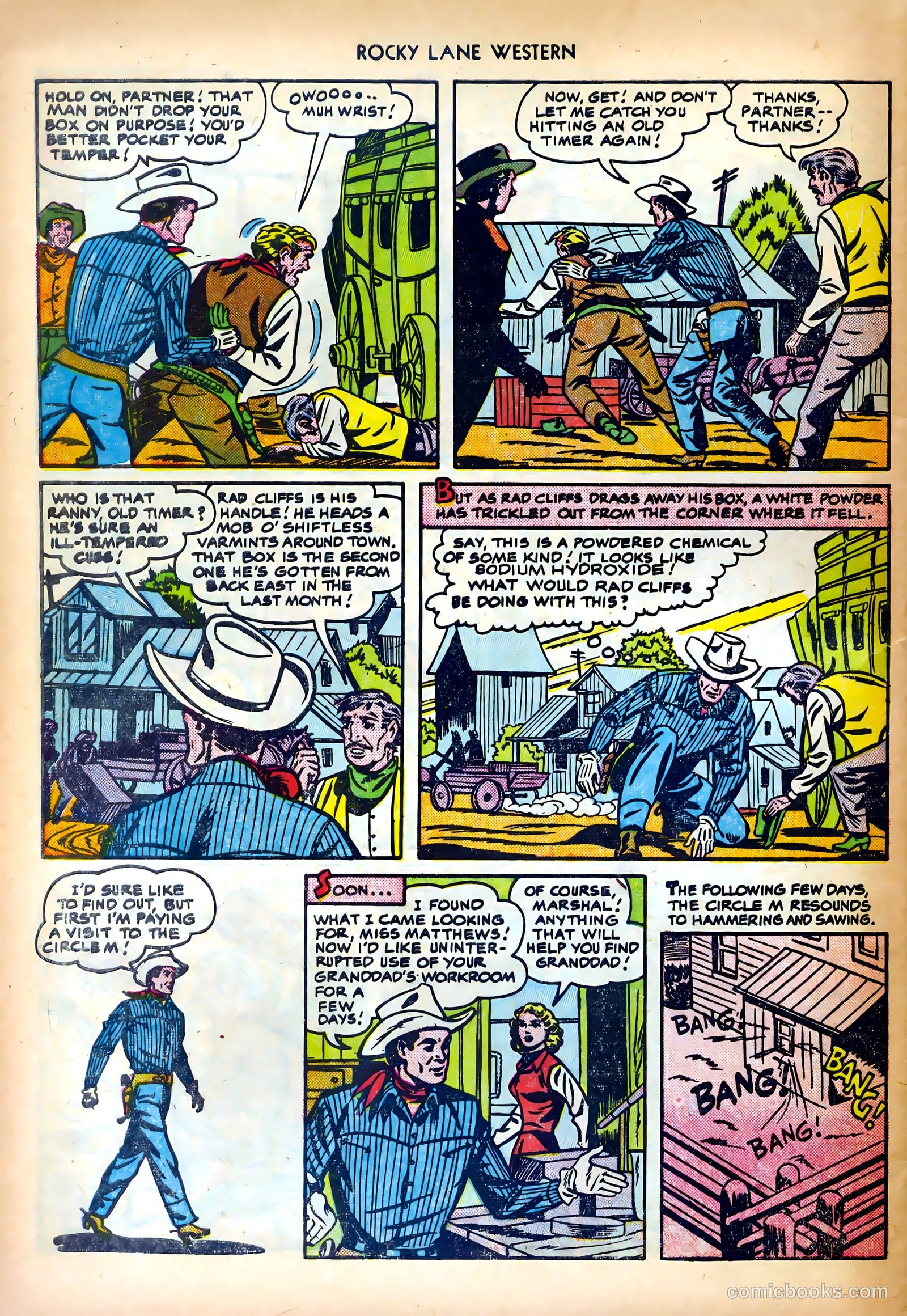 Rocky Lane Western #27 (1951) — page 32 of 36