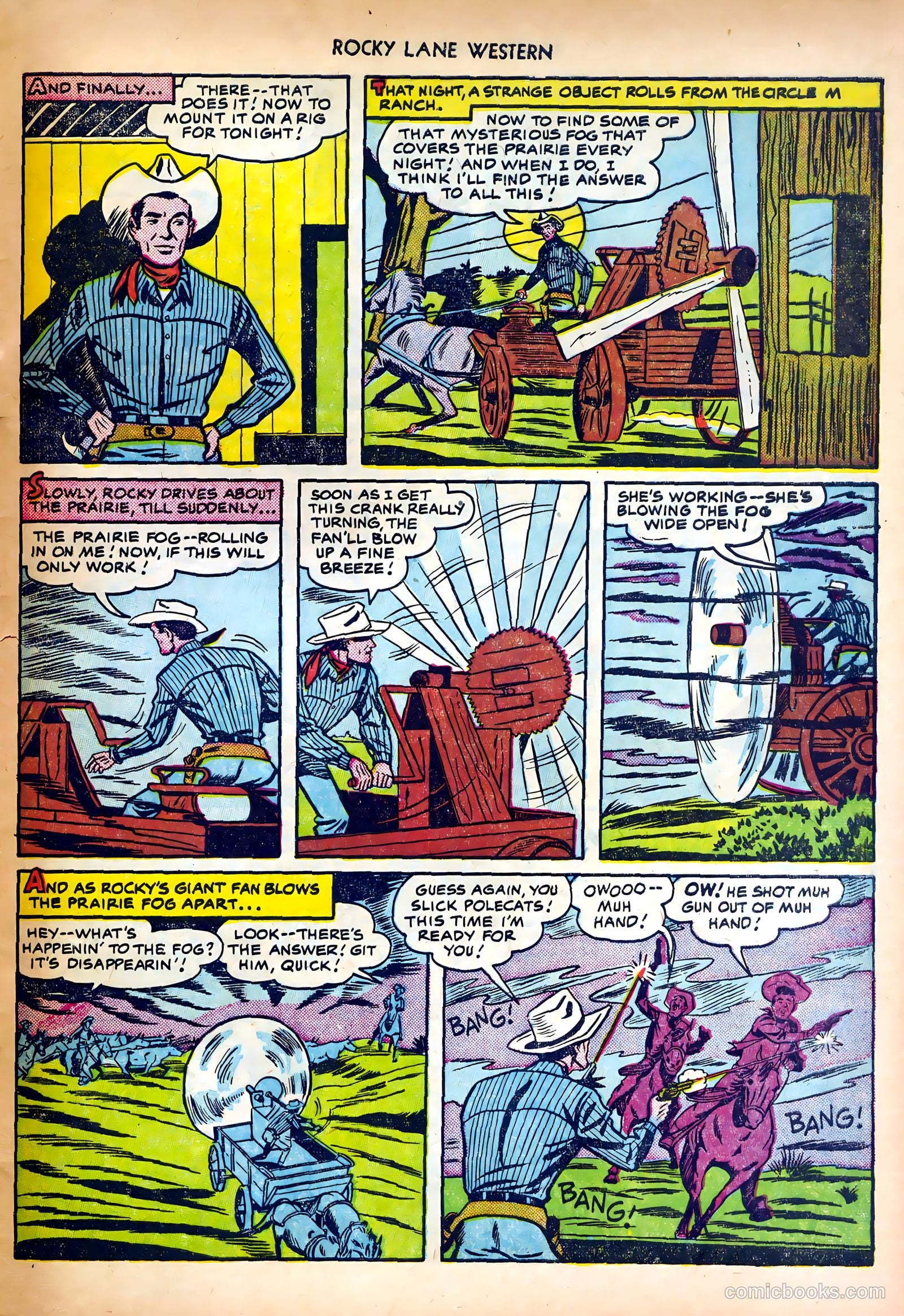 Rocky Lane Western #27 (1951) — page 33 of 36