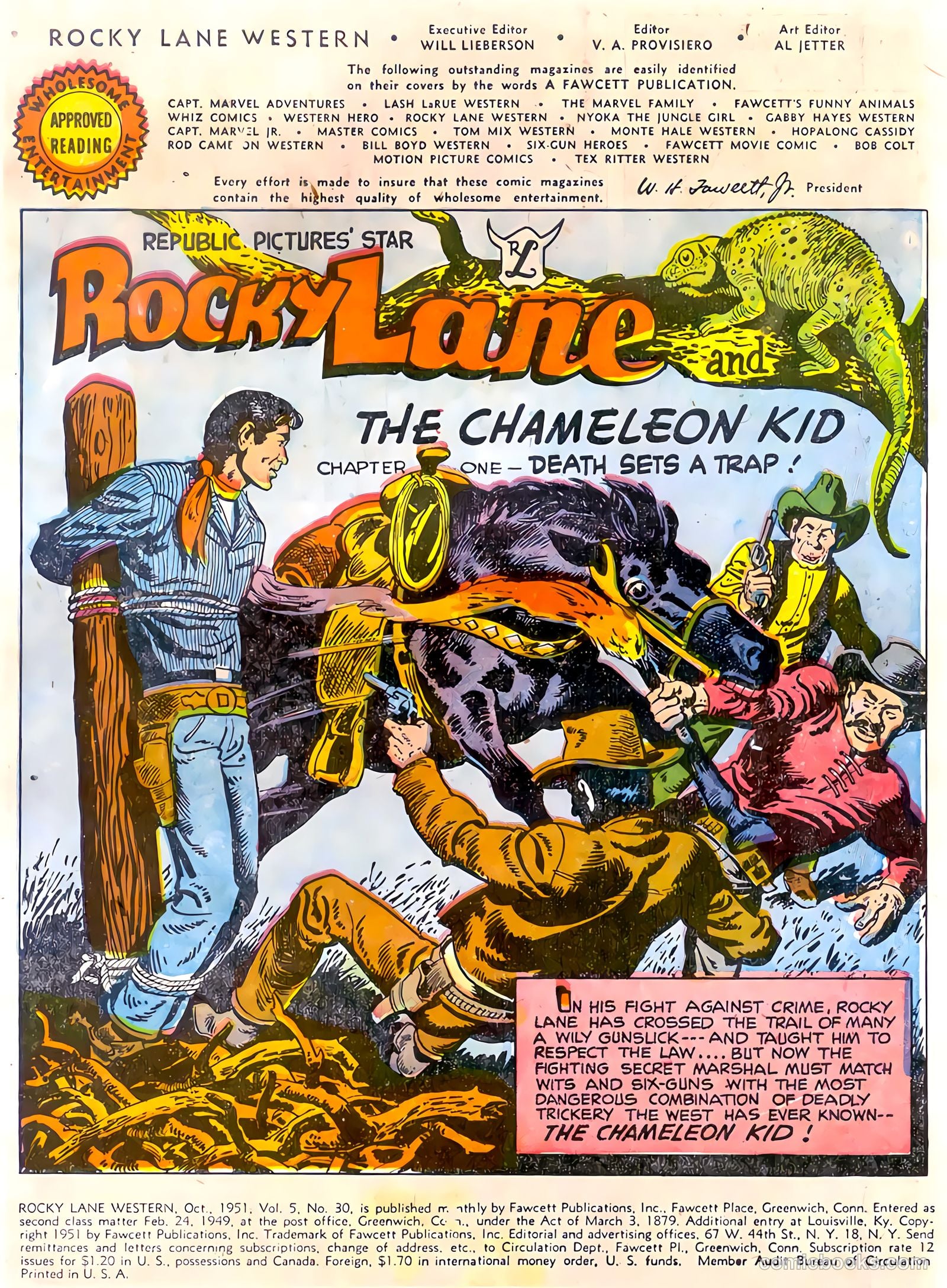 Rocky Lane Western #30 (1951) — page 3 of 36