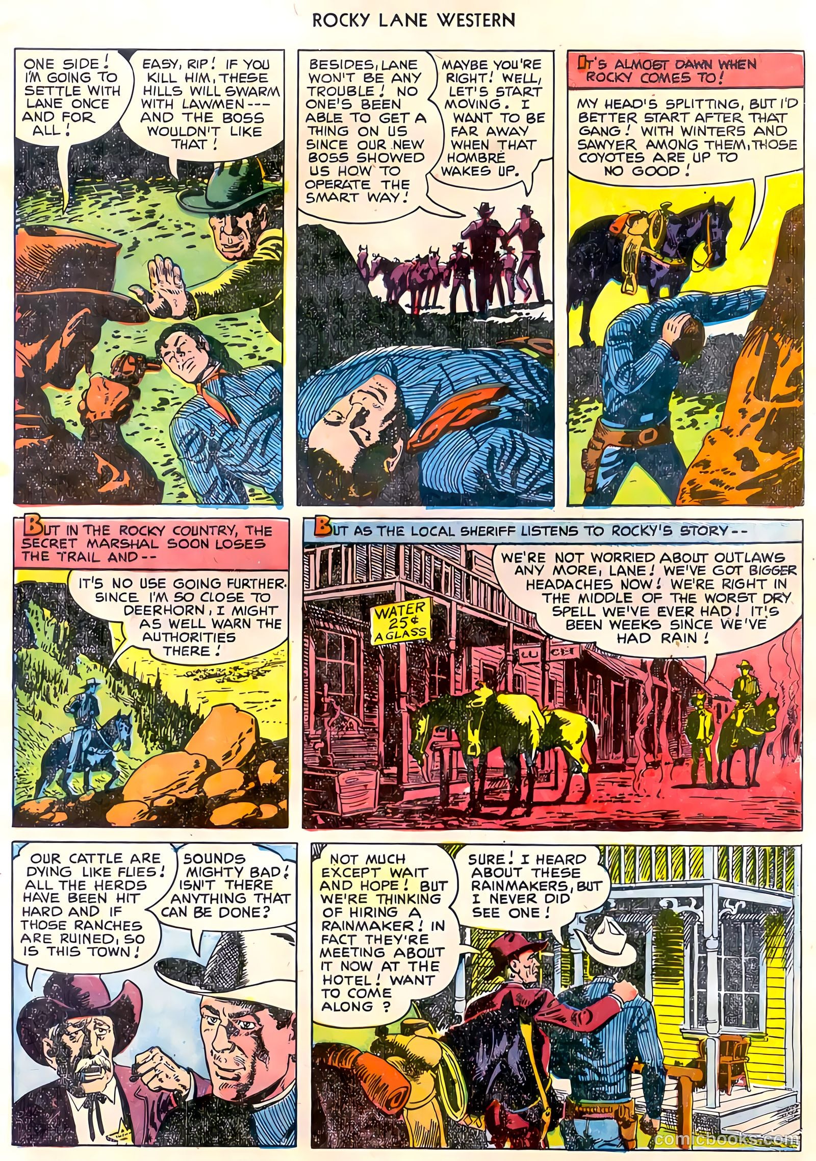 Rocky Lane Western #30 (1951) — page 5 of 36