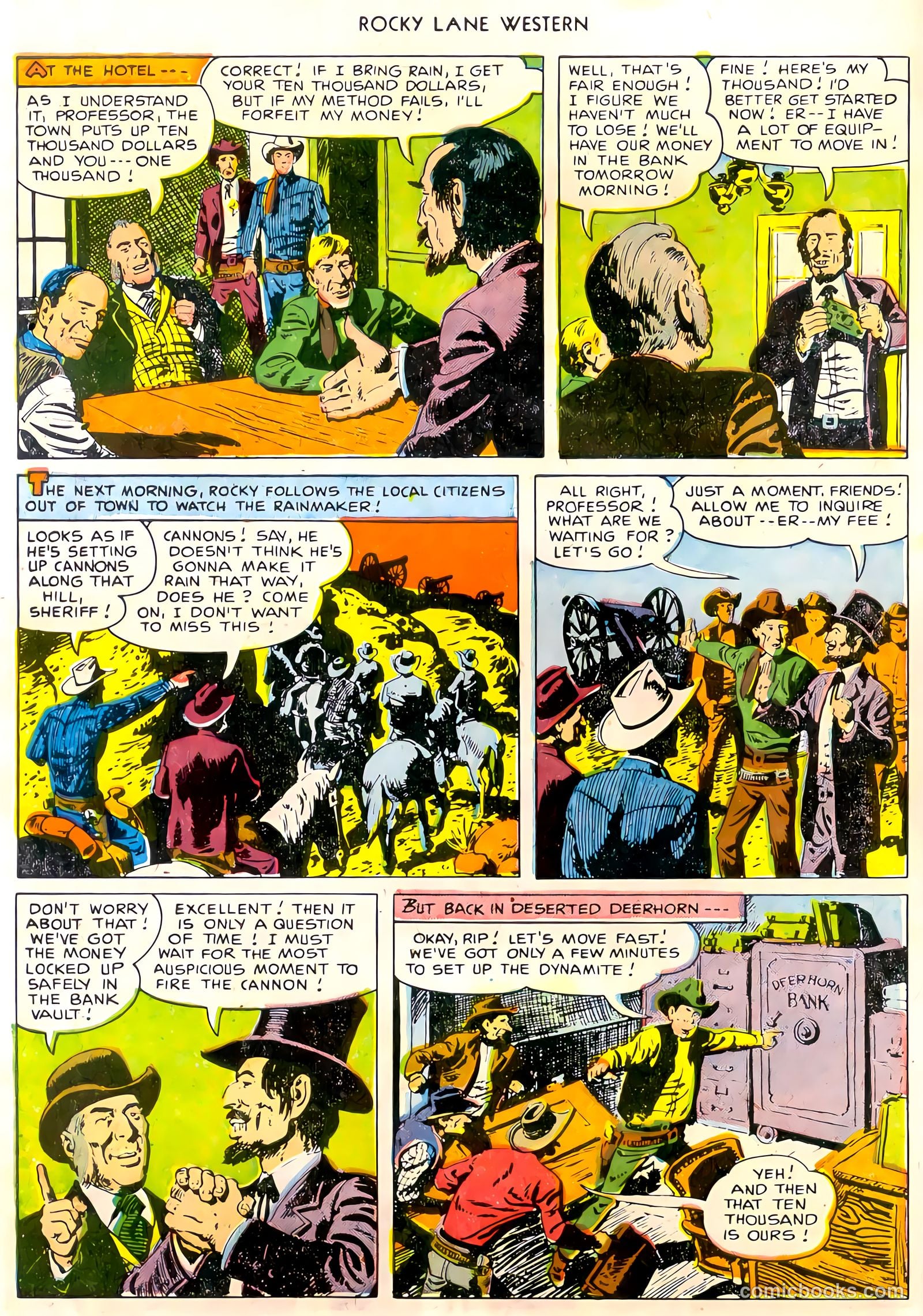 Rocky Lane Western #30 (1951) — page 6 of 36