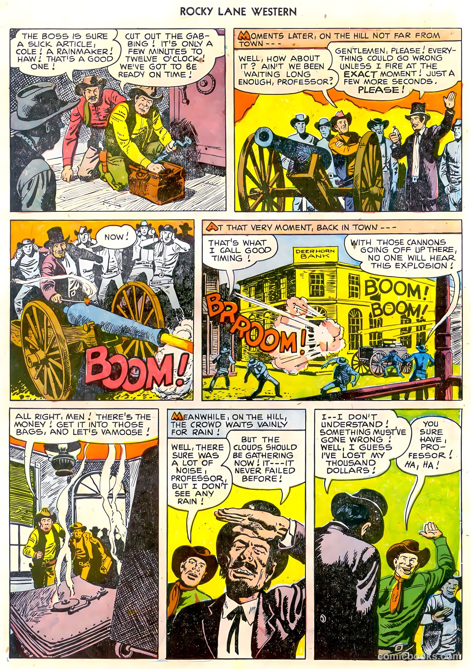 Rocky Lane Western #30 (1951) — page 7 of 36