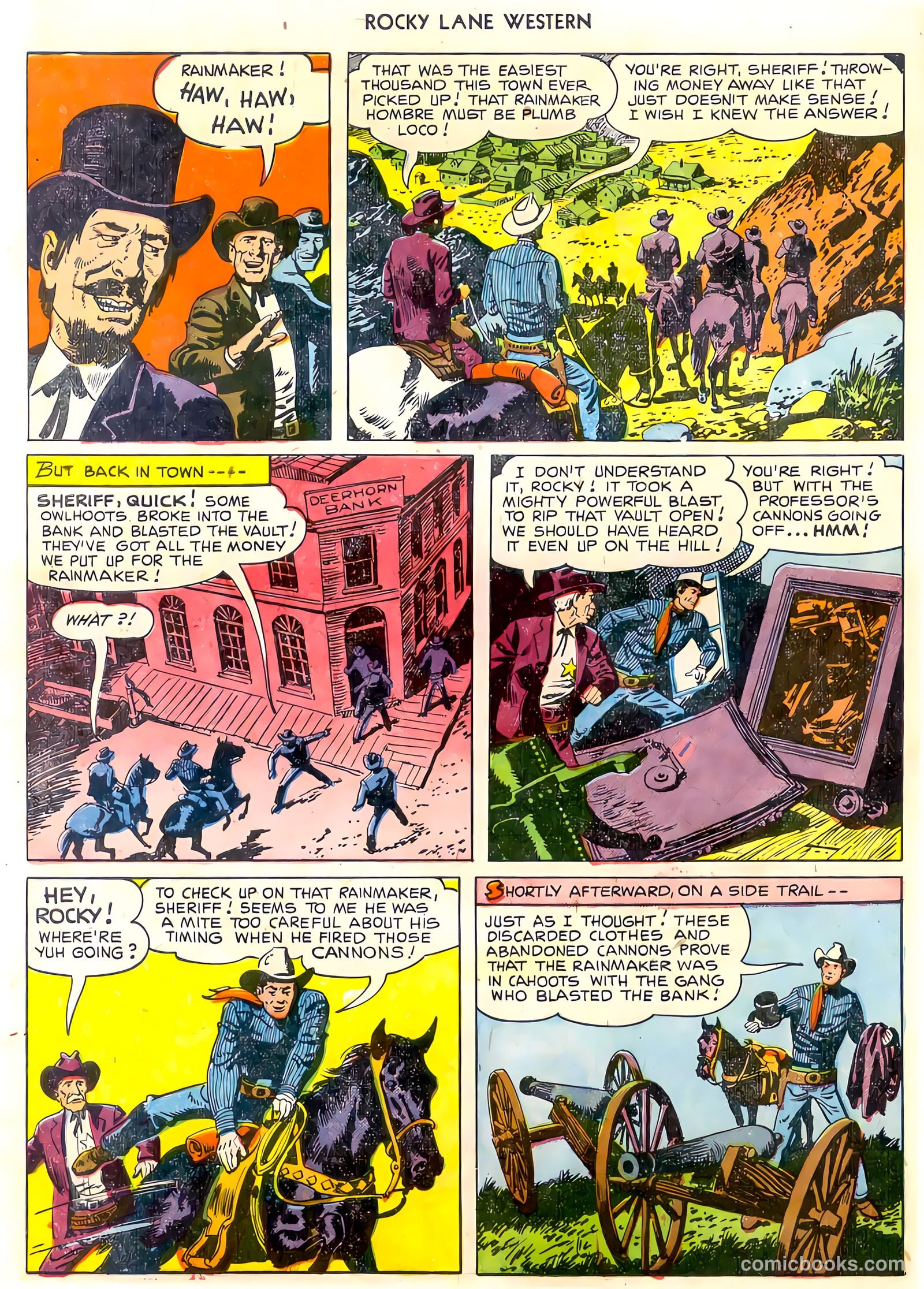 Rocky Lane Western #30 (1951) — page 8 of 36