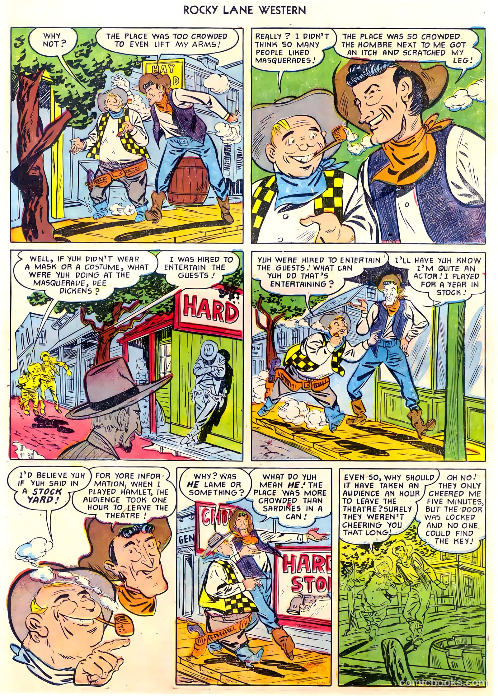 Rocky Lane Western #30 (1951) — page 13 of 36