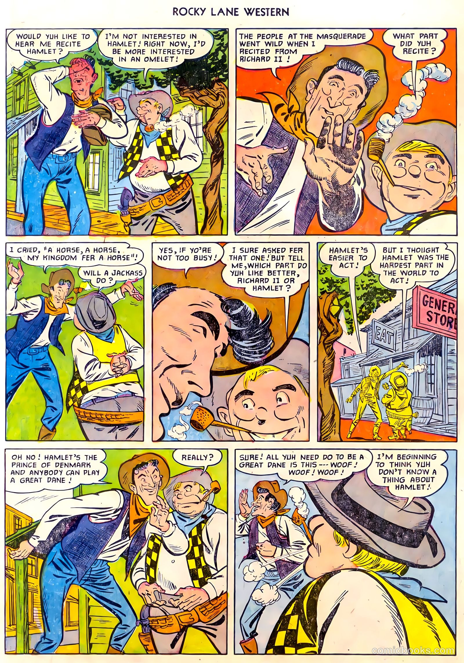 Rocky Lane Western #30 (1951) — page 14 of 36