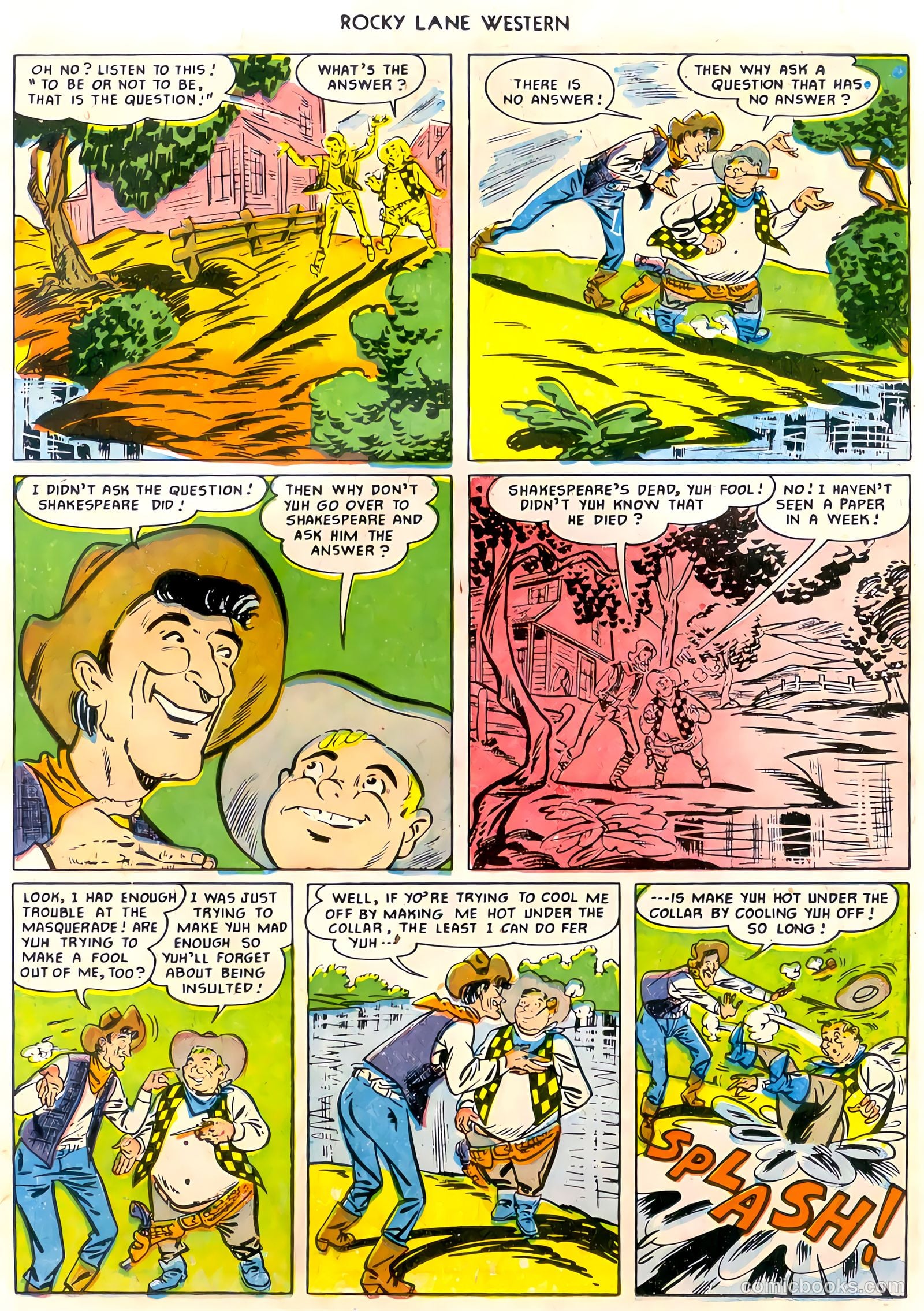 Rocky Lane Western #30 (1951) — page 15 of 36