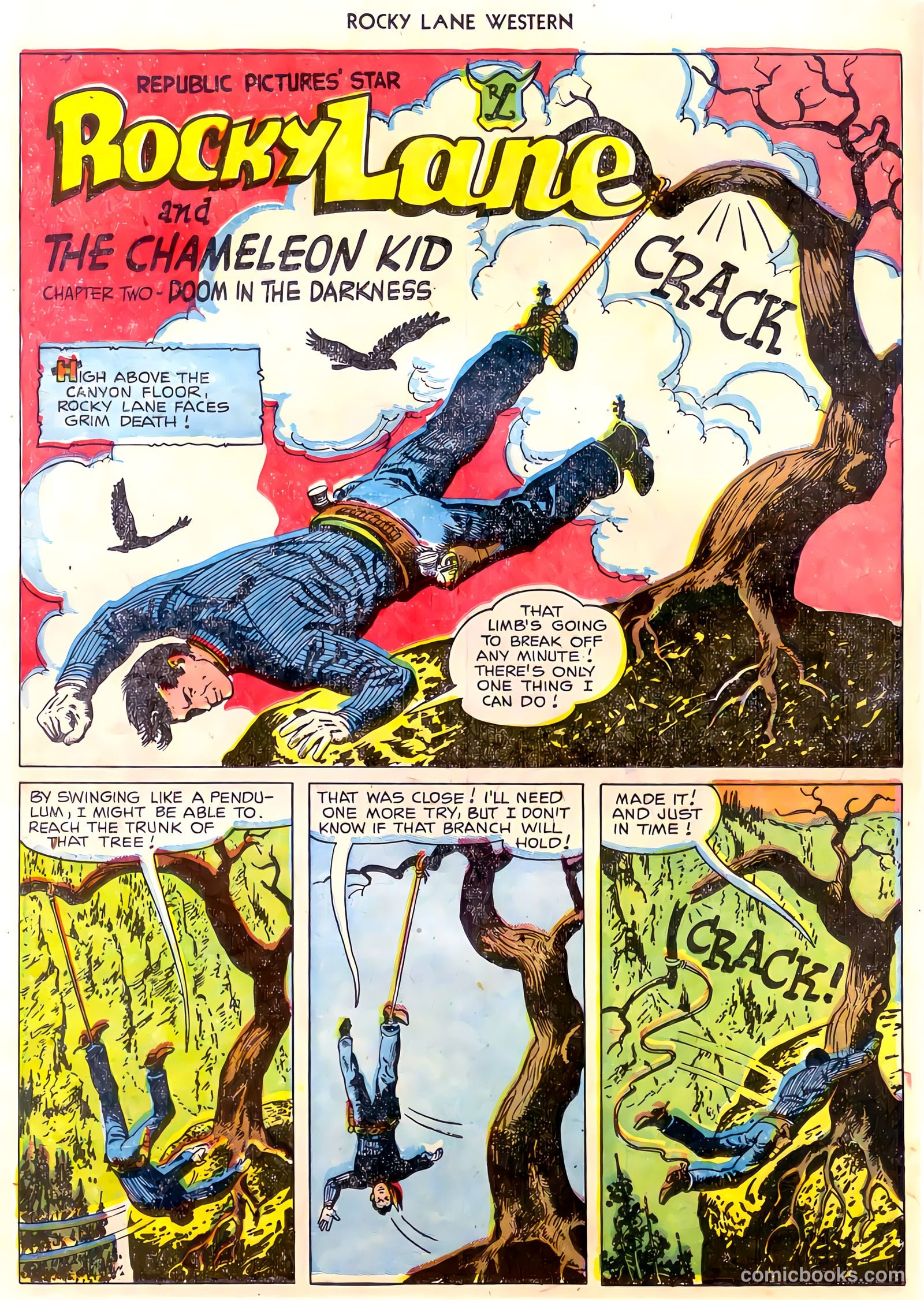 Rocky Lane Western #30 (1951) — page 16 of 36