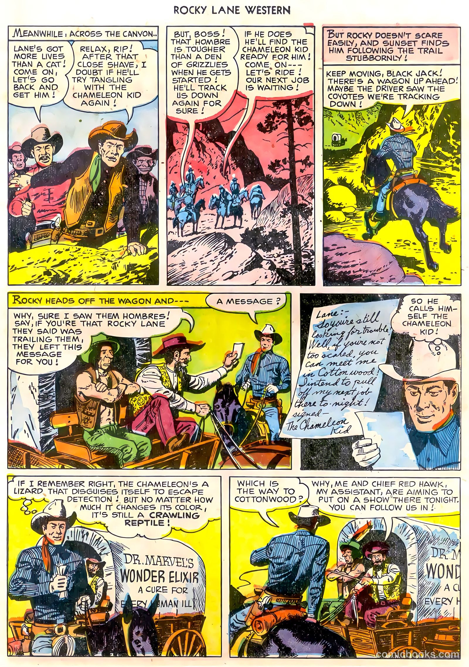 Rocky Lane Western #30 (1951) — page 17 of 36