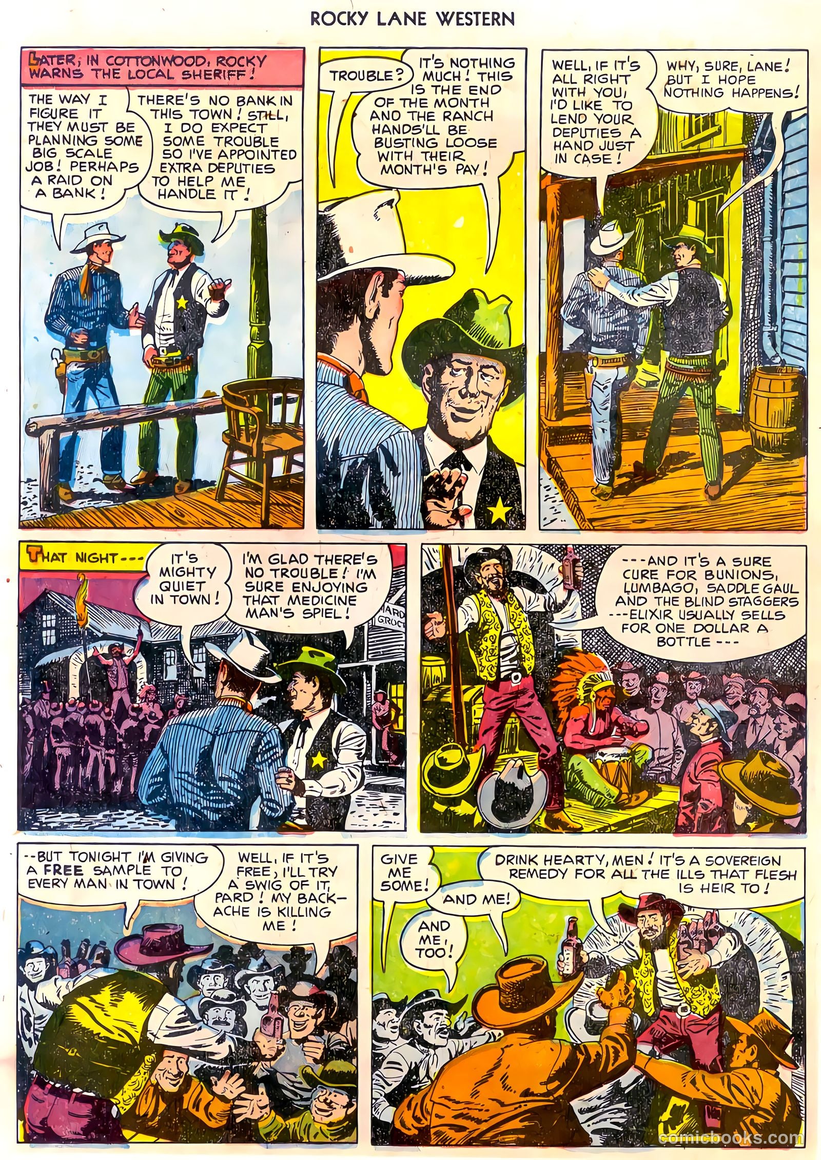 Rocky Lane Western #30 (1951) — page 18 of 36