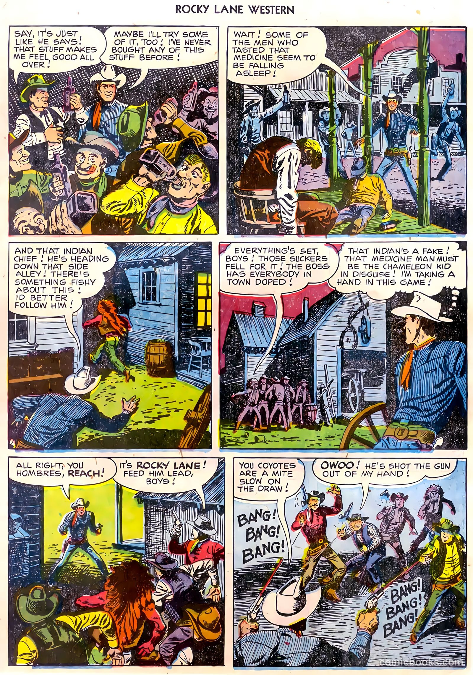 Rocky Lane Western #30 (1951) — page 19 of 36