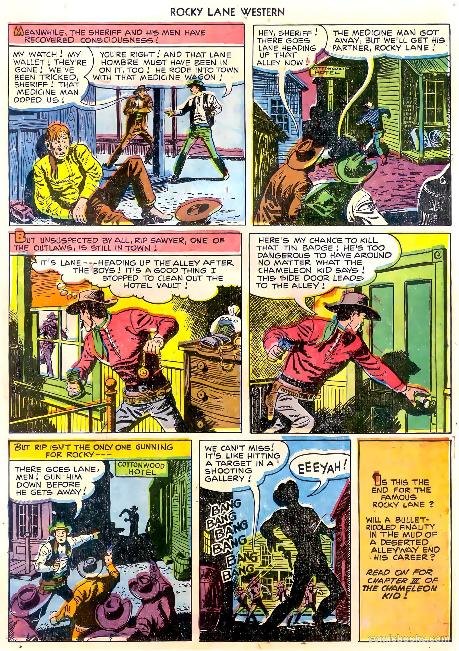 Rocky Lane Western #30 (1951) — page 21 of 36