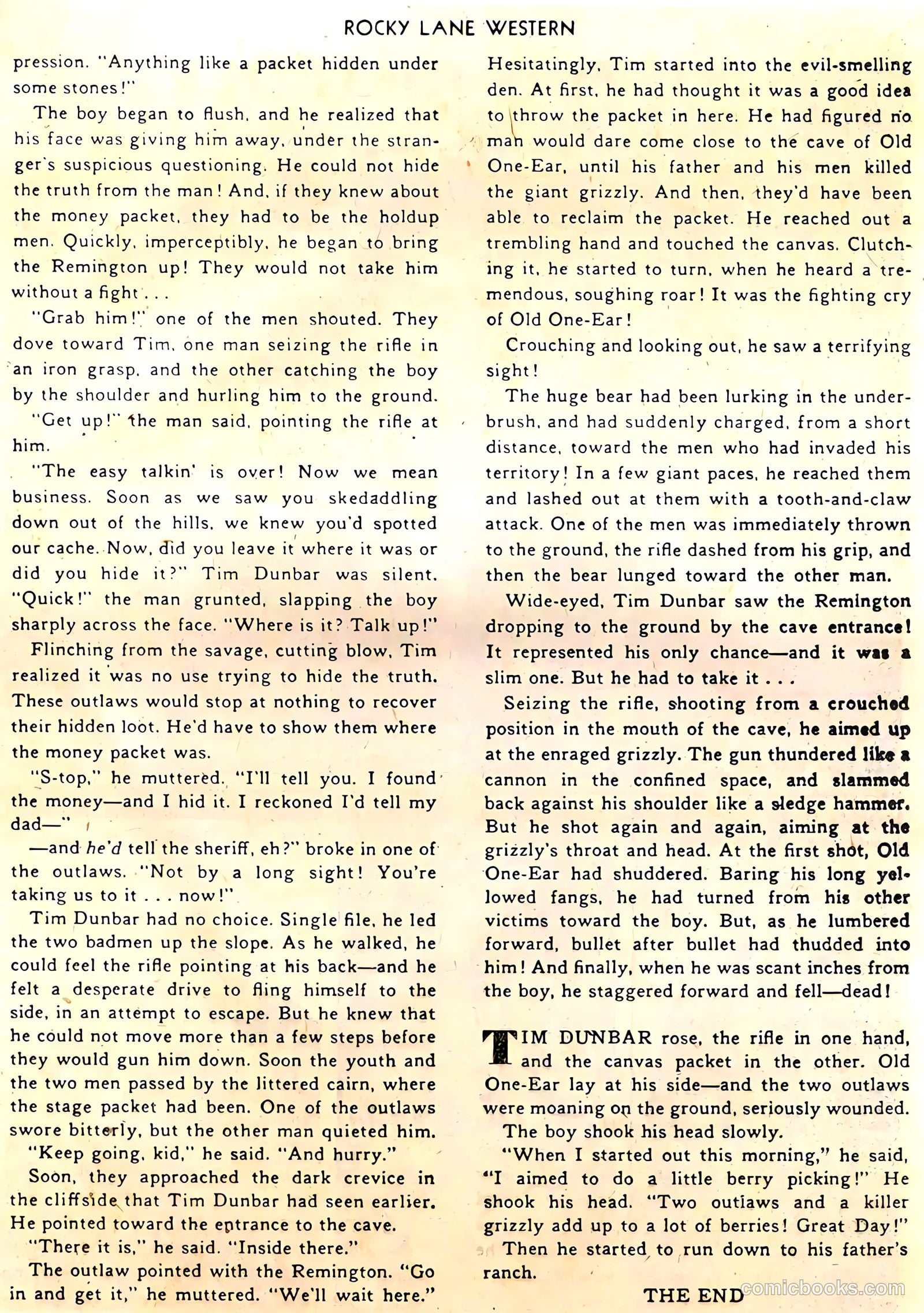 Rocky Lane Western #30 (1951) — page 25 of 36