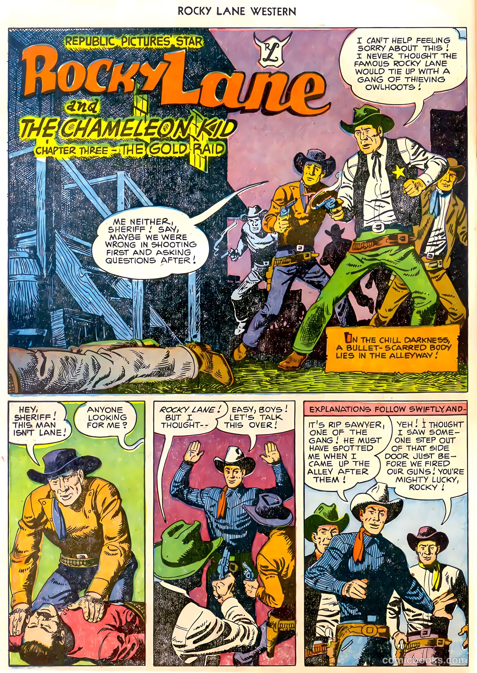 Rocky Lane Western #30 (1951) — page 26 of 36