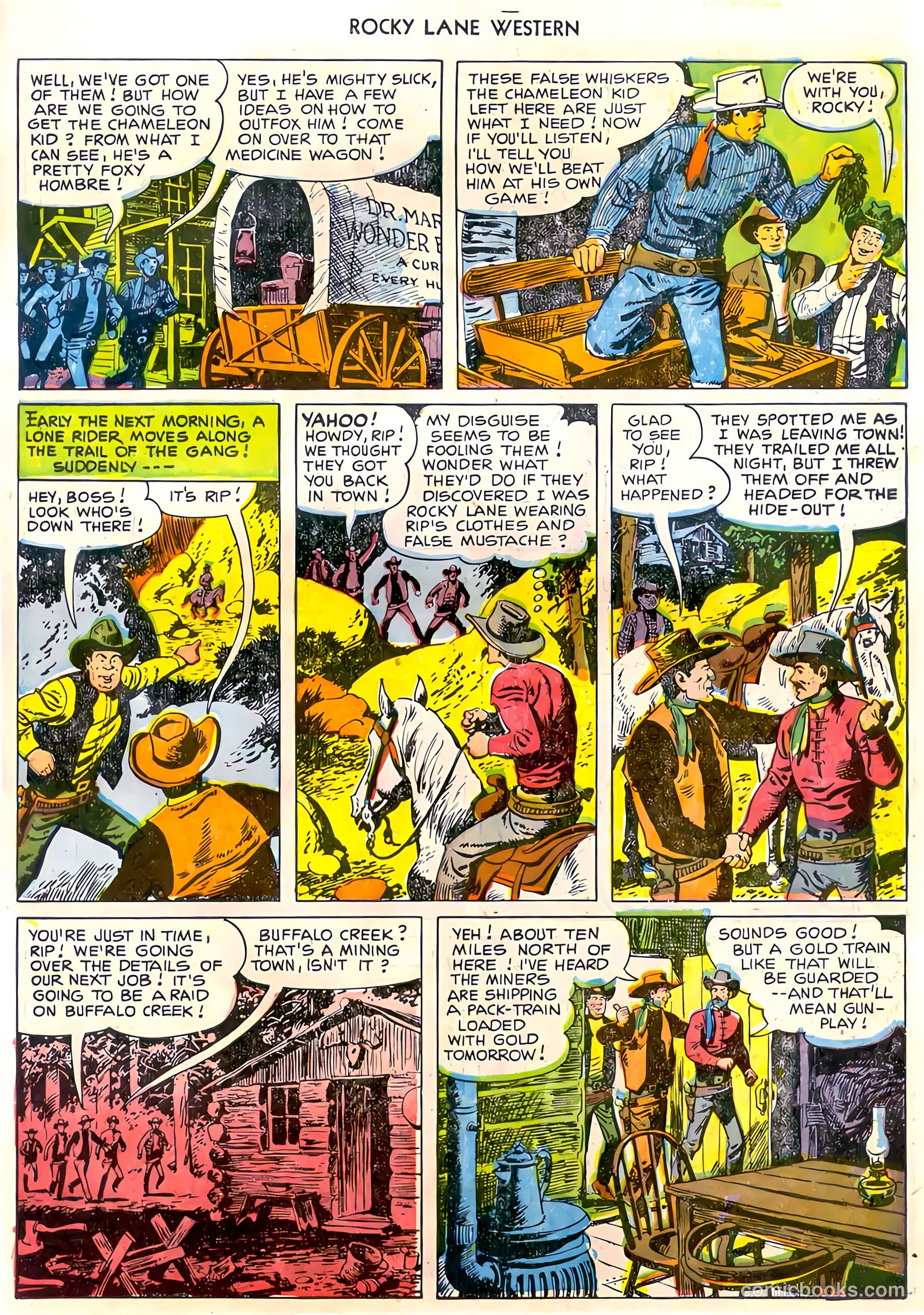 Rocky Lane Western #30 (1951) — page 27 of 36
