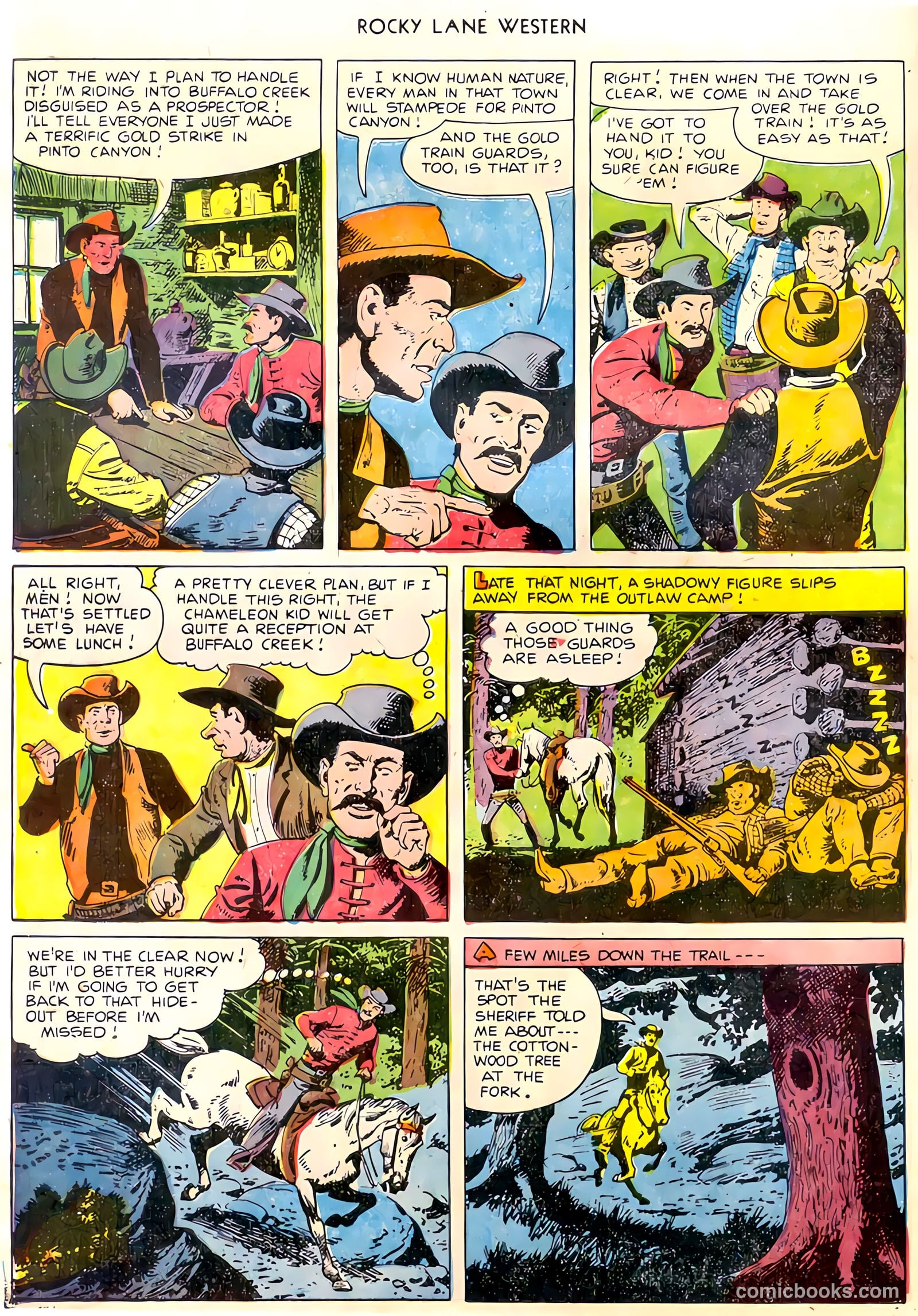 Rocky Lane Western #30 (1951) — page 28 of 36