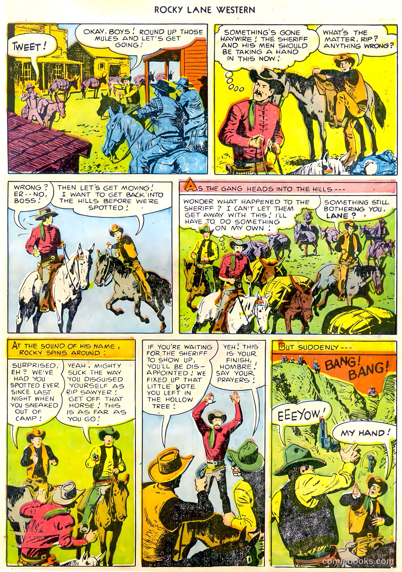 Rocky Lane Western #30 (1951) — page 31 of 36