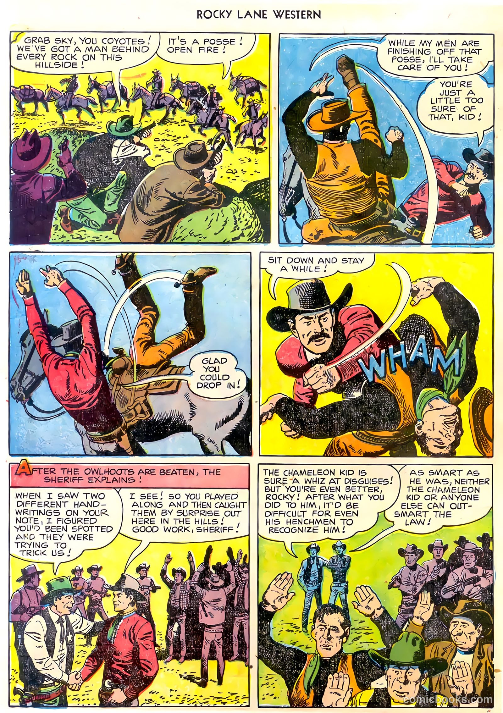 Rocky Lane Western #30 (1951) — page 32 of 36