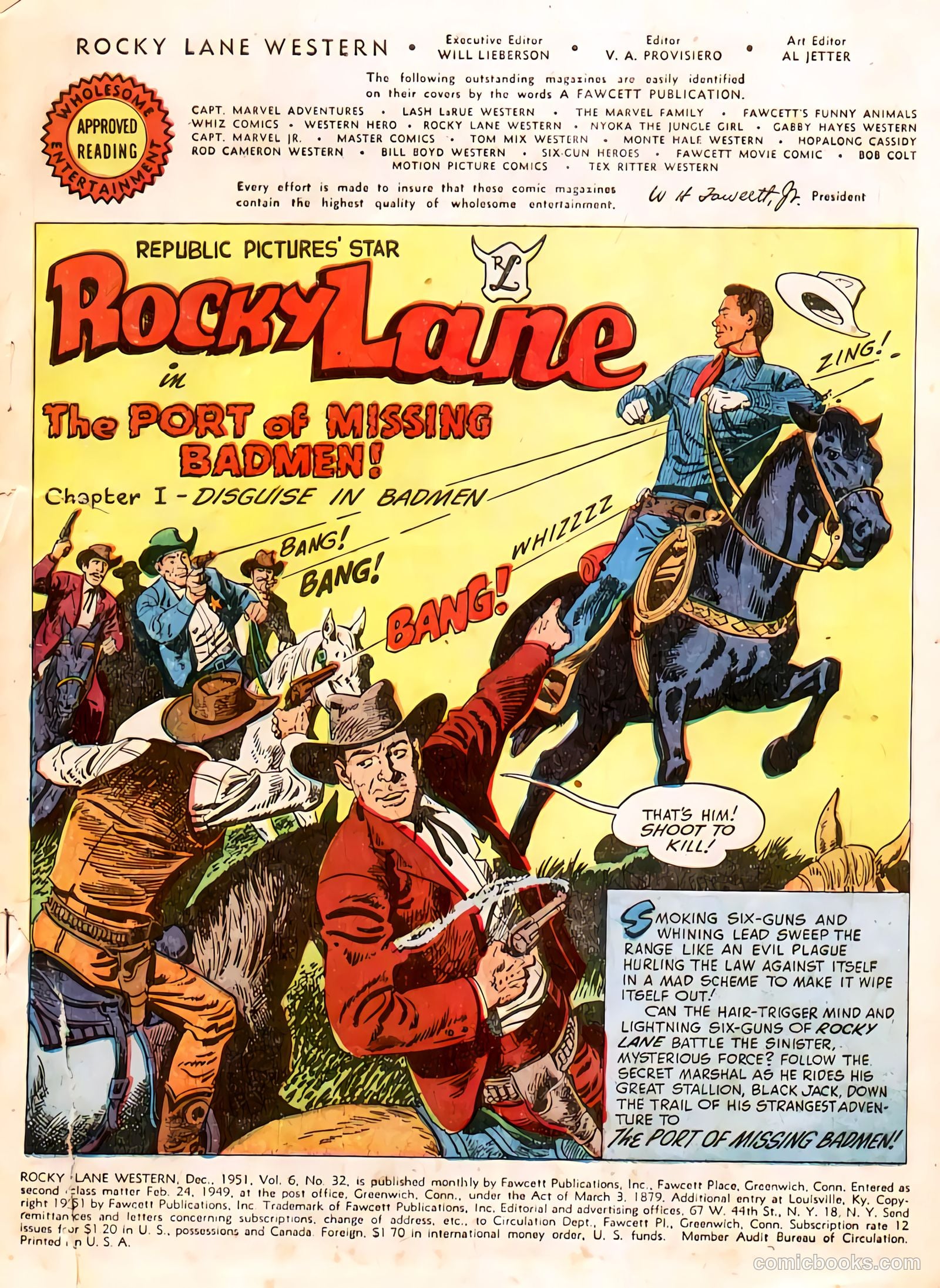 Rocky Lane Western #32 (1951) — page 2 of 33