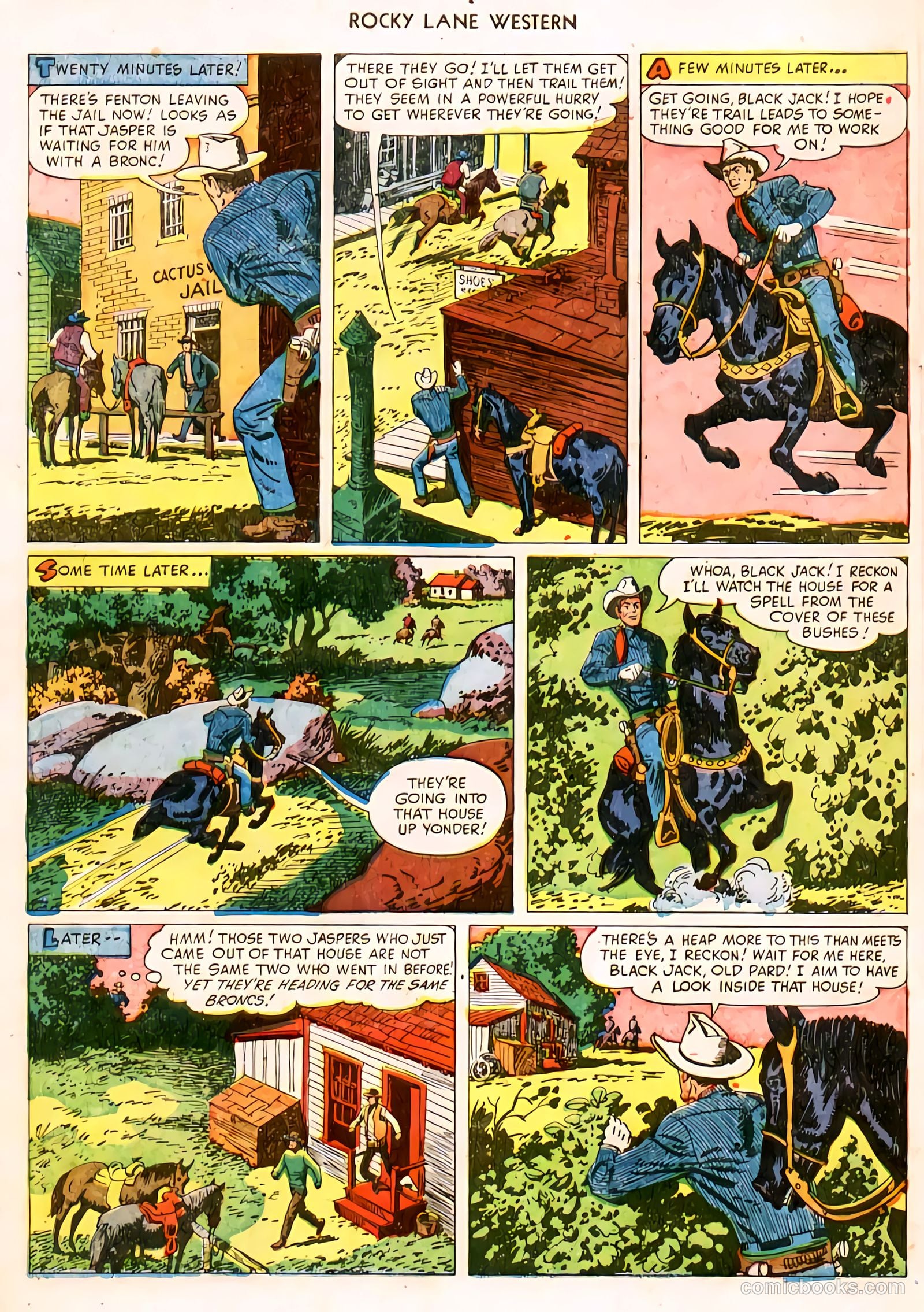 Rocky Lane Western #32 (1951) — page 5 of 33