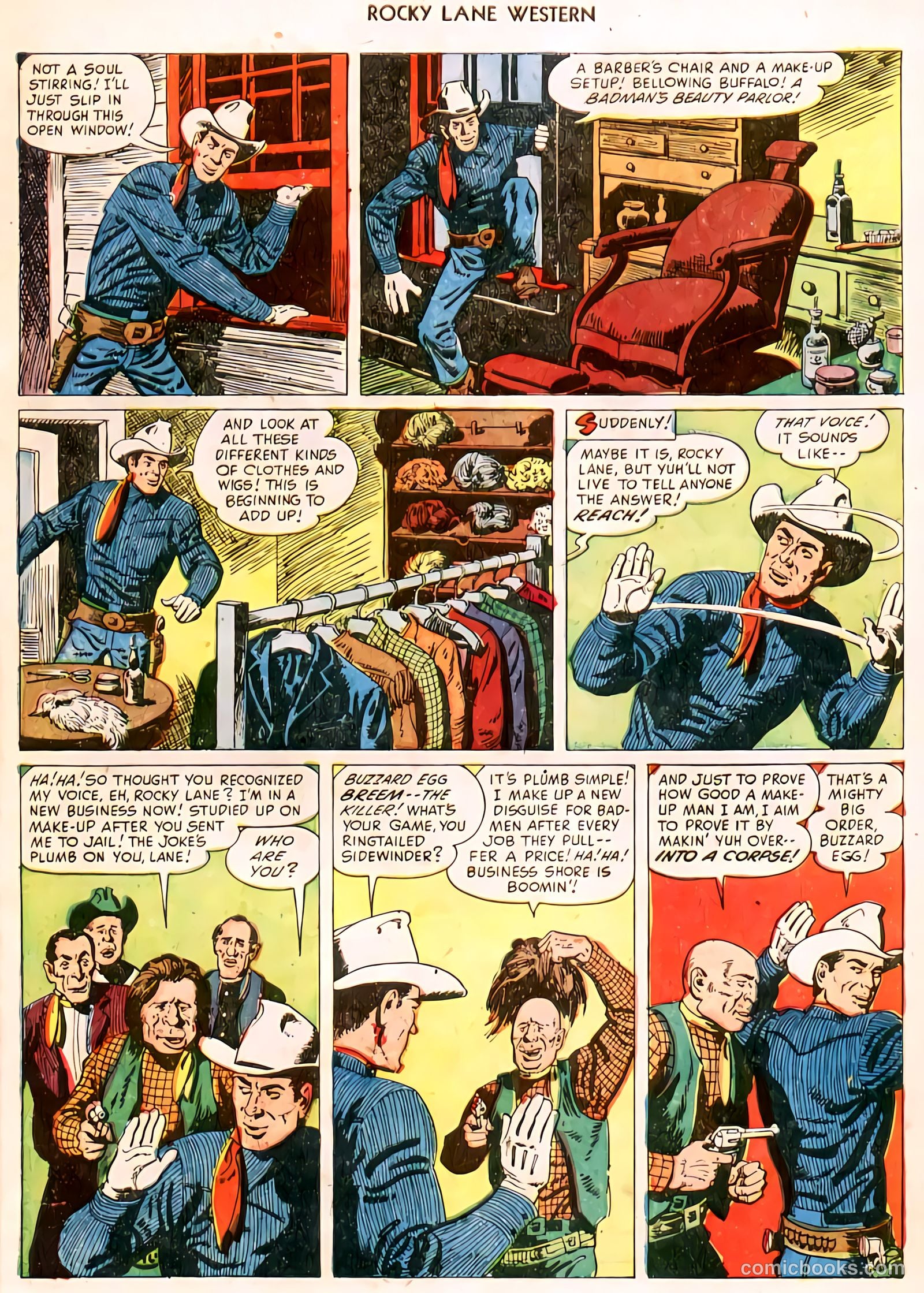 Rocky Lane Western #32 (1951) — page 6 of 33