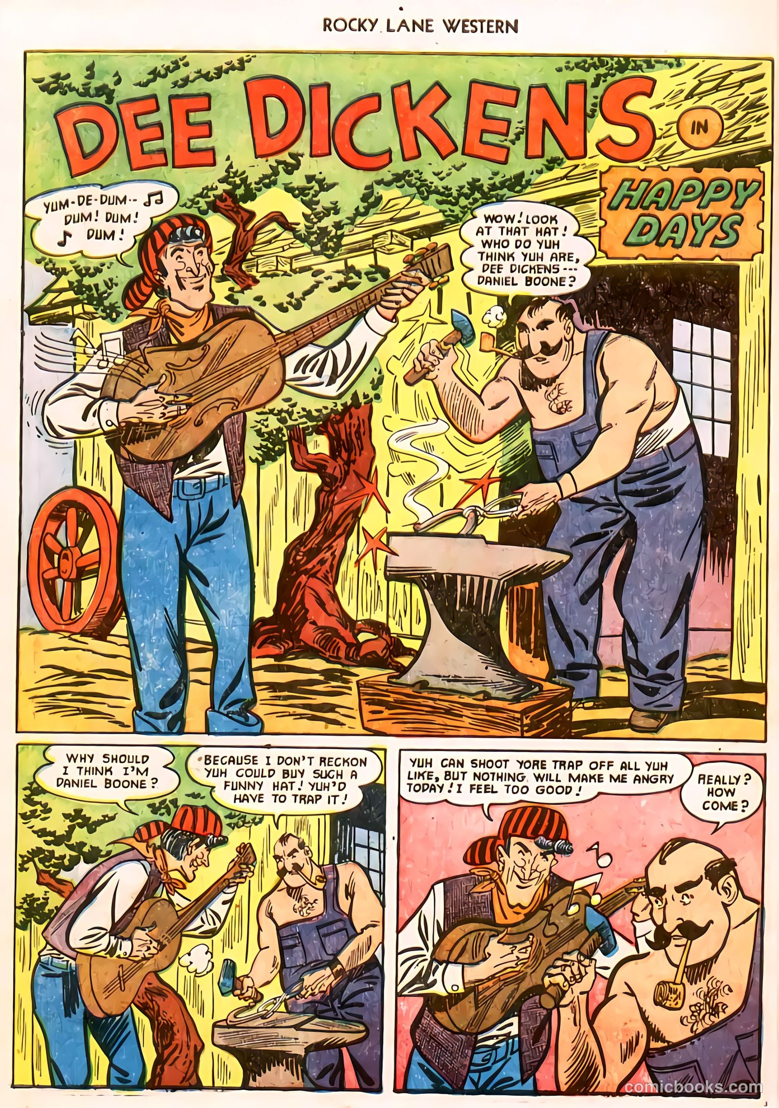 Rocky Lane Western #32 (1951) — page 9 of 33