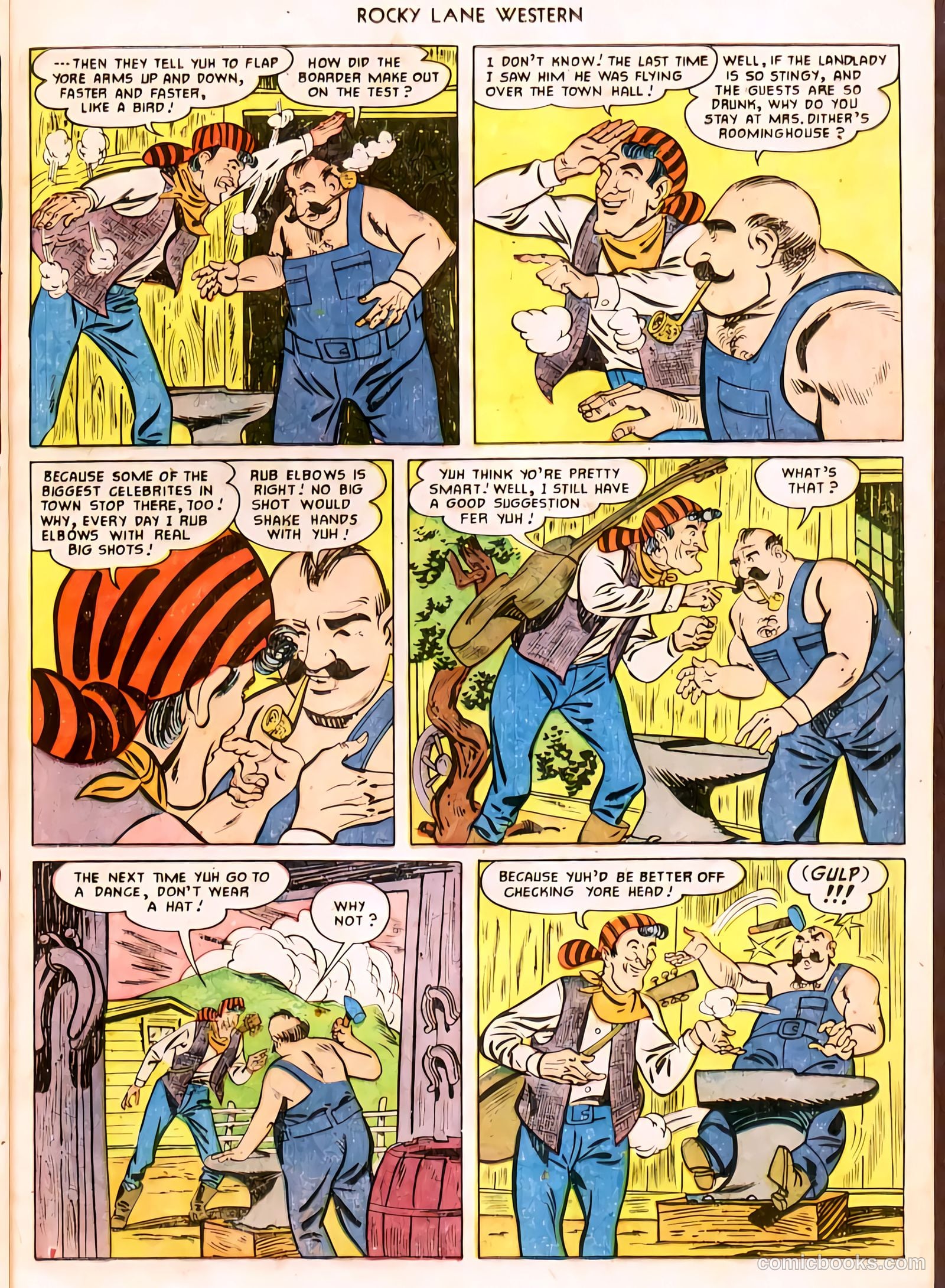 Rocky Lane Western #32 (1951) — page 12 of 33