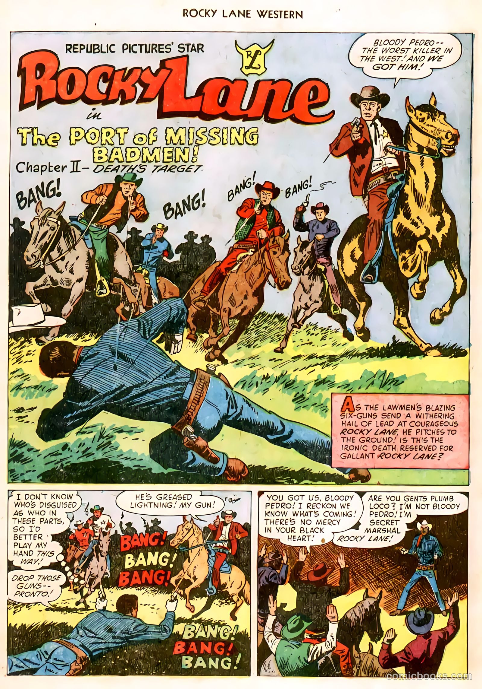 Rocky Lane Western #32 (1951) — page 13 of 33