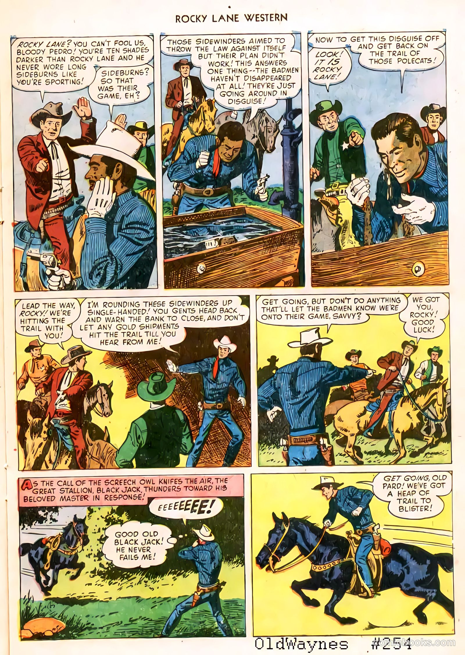 Rocky Lane Western #32 (1951) — page 14 of 33