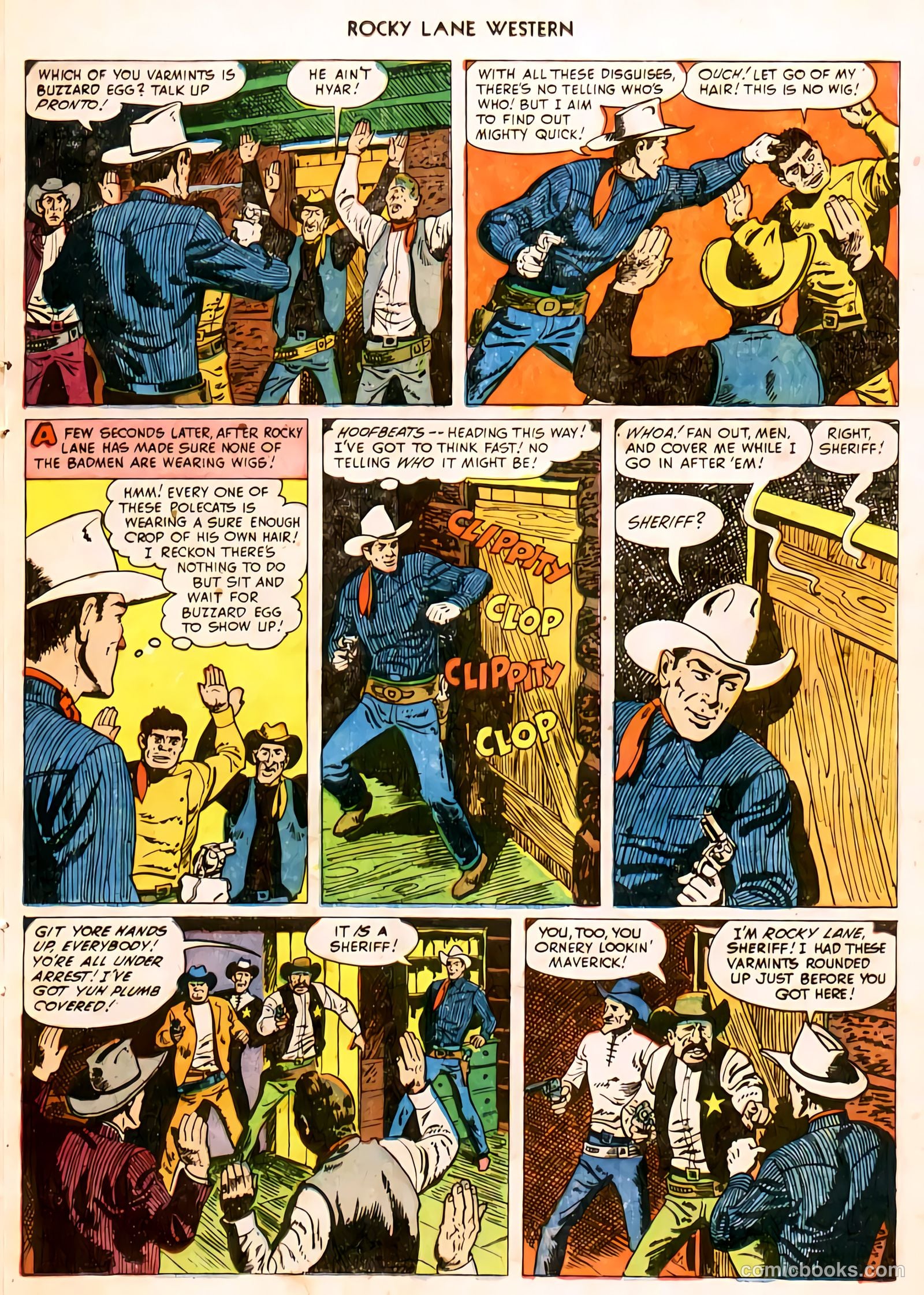 Rocky Lane Western #32 (1951) — page 16 of 33
