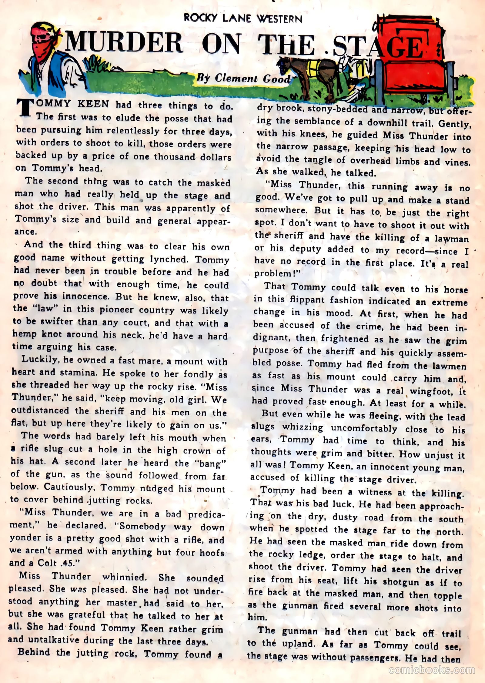 Rocky Lane Western #32 (1951) — page 19 of 33
