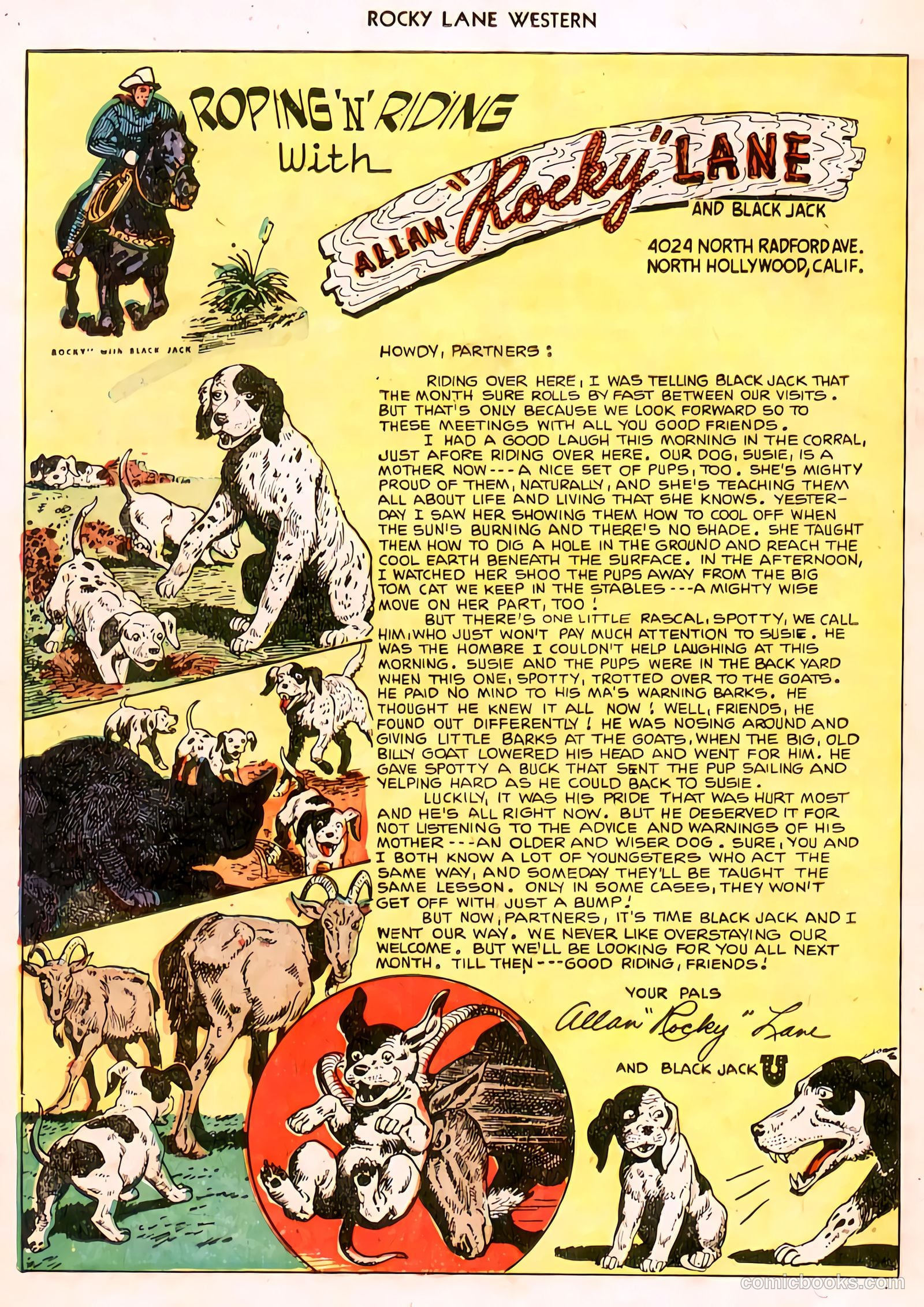 Rocky Lane Western #32 (1951) — page 21 of 33