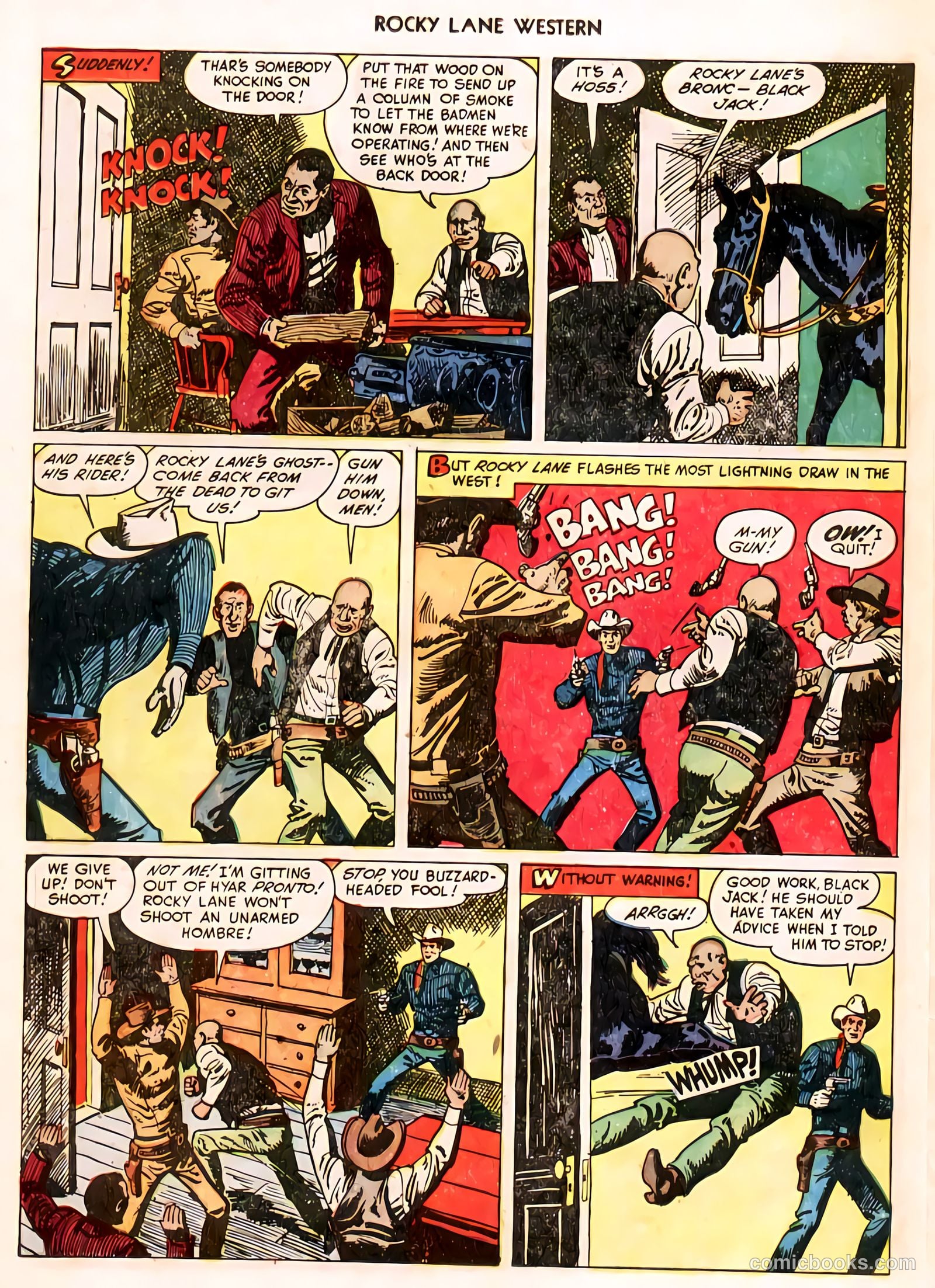Rocky Lane Western #32 (1951) — page 25 of 33