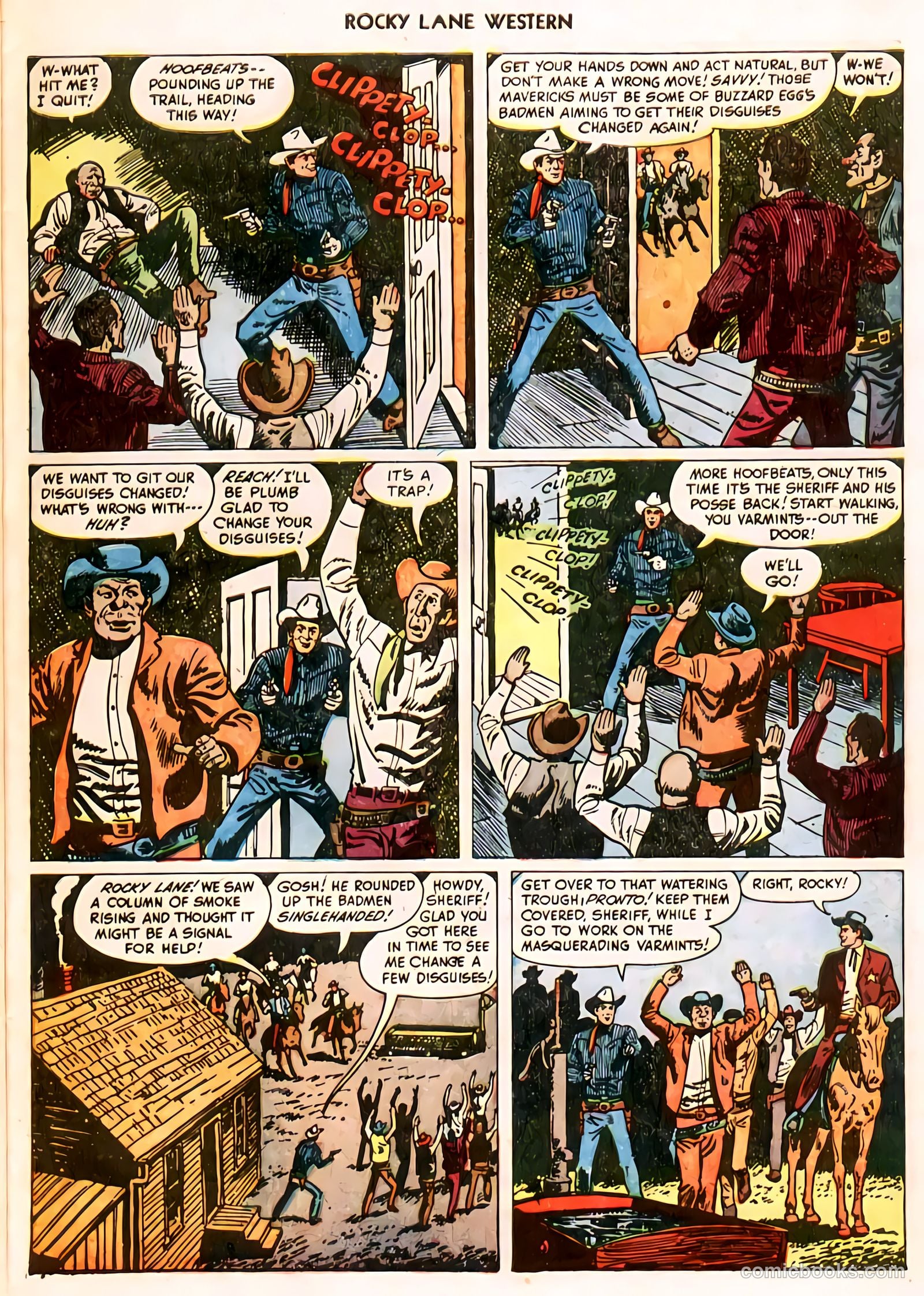 Rocky Lane Western #32 (1951) — page 26 of 33