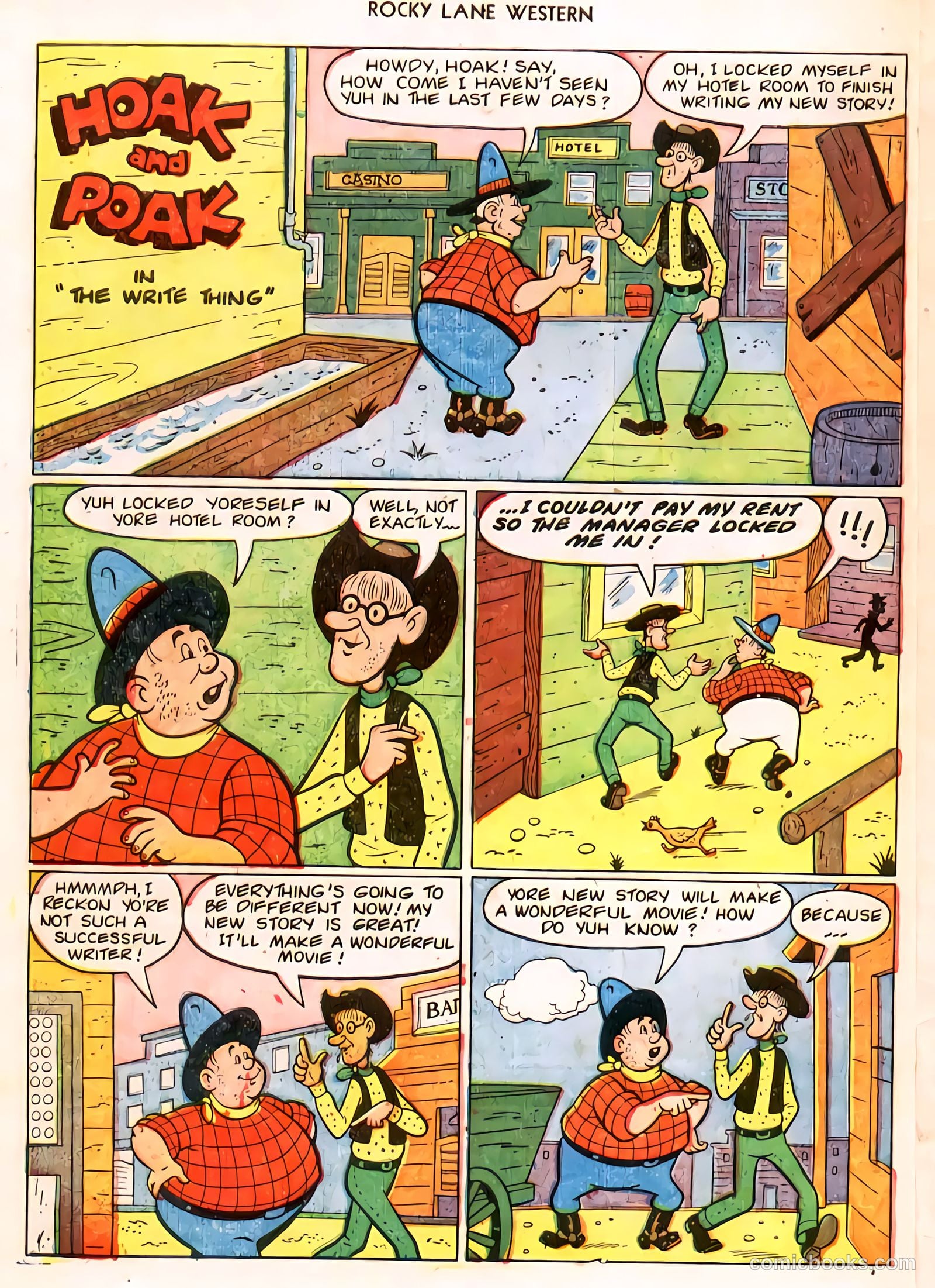 Rocky Lane Western #32 (1951) — page 29 of 33