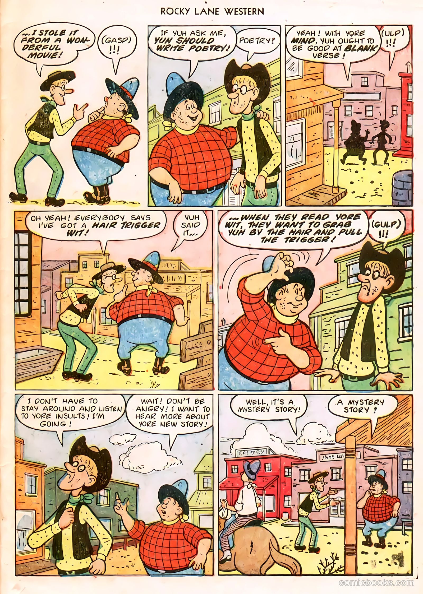 Rocky Lane Western #32 (1951) — page 30 of 33