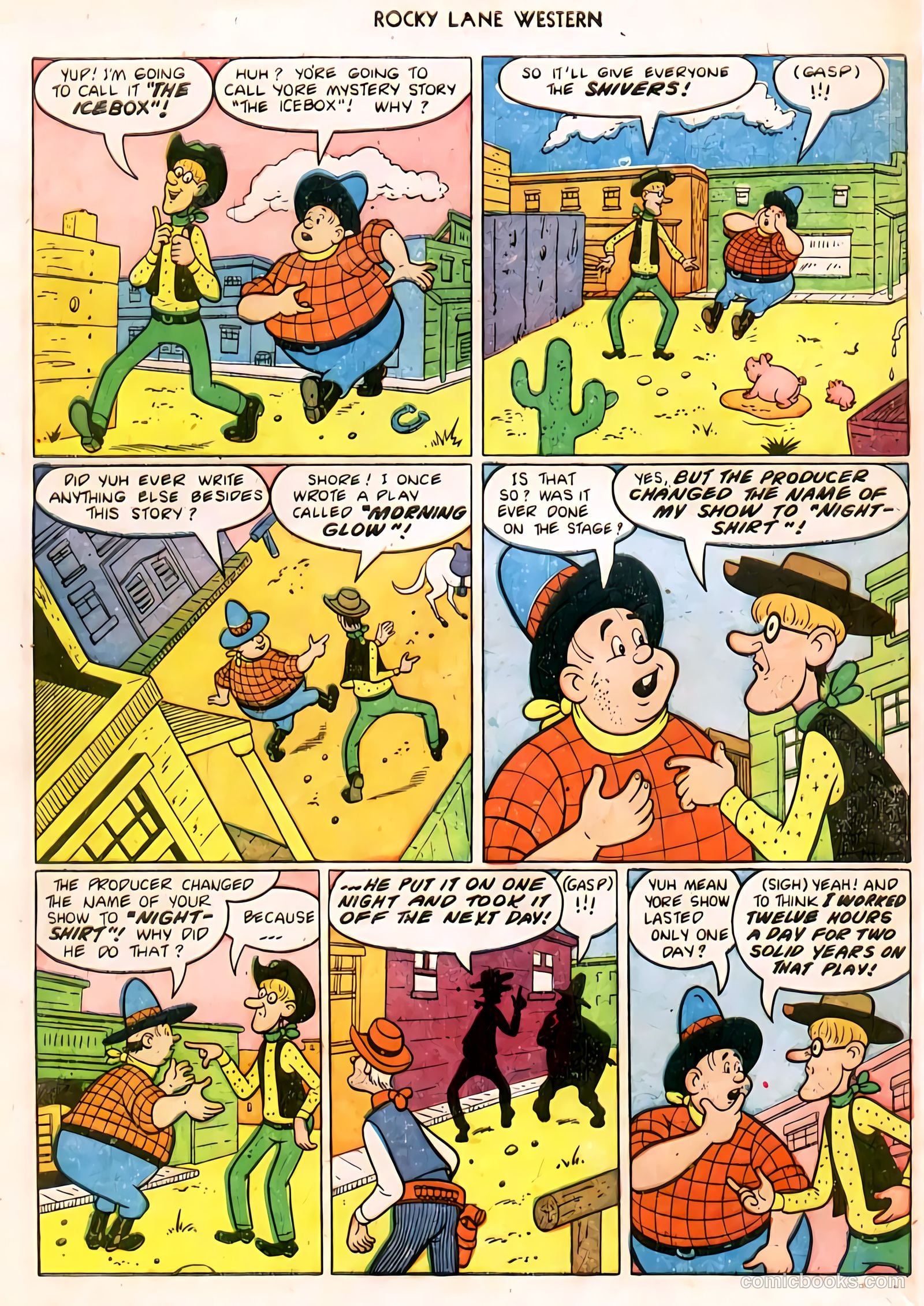 Rocky Lane Western #32 (1951) — page 31 of 33