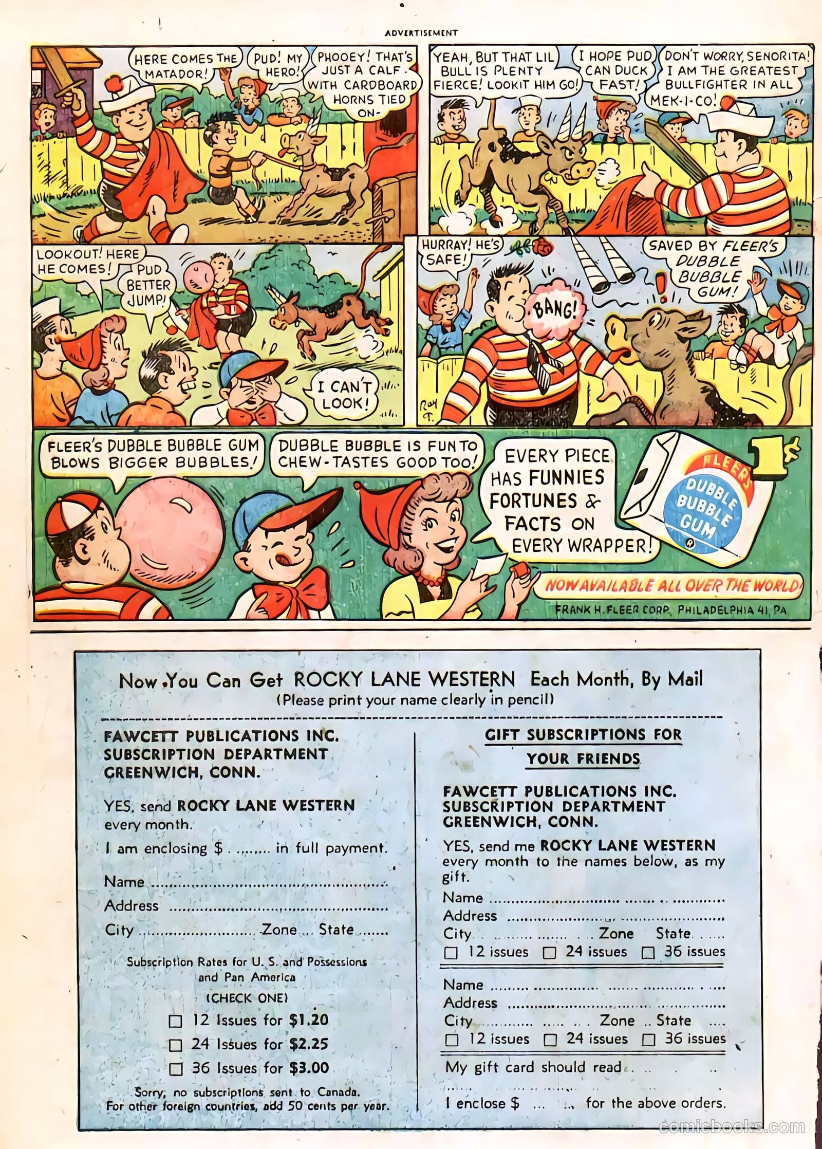 Rocky Lane Western #32 (1951) — page 33 of 33