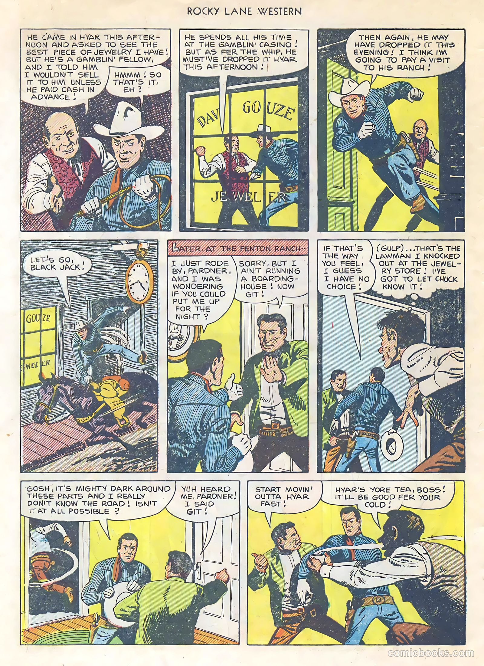 Rocky Lane Western #34 (1952) — page 5 of 33