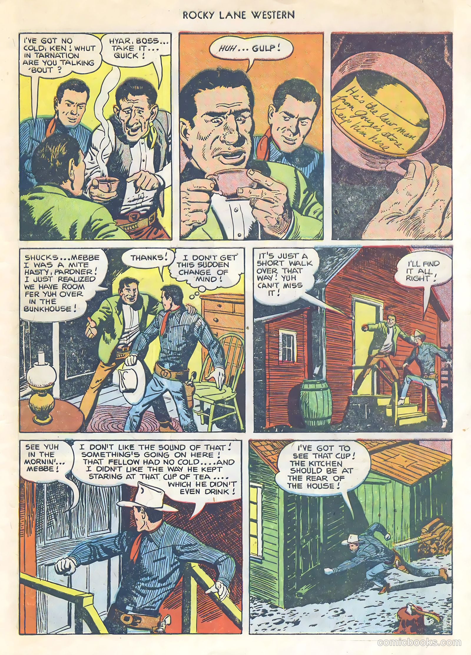 Rocky Lane Western #34 (1952) — page 6 of 33