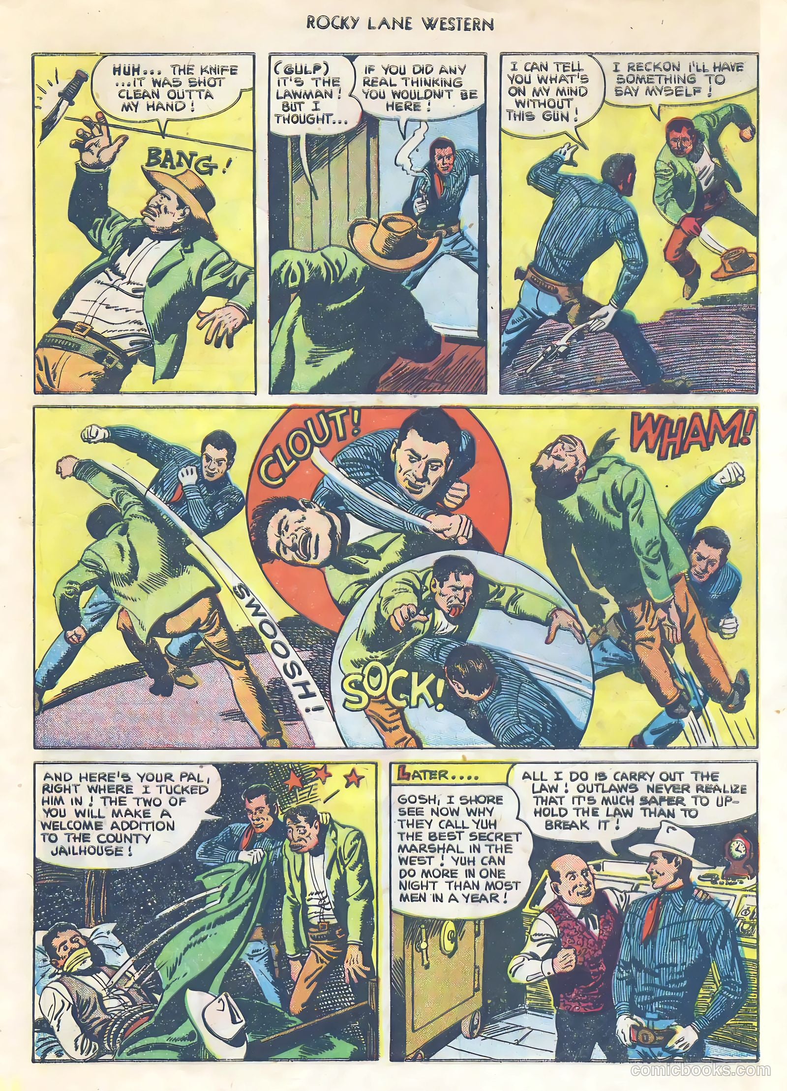 Rocky Lane Western #34 (1952) — page 8 of 33