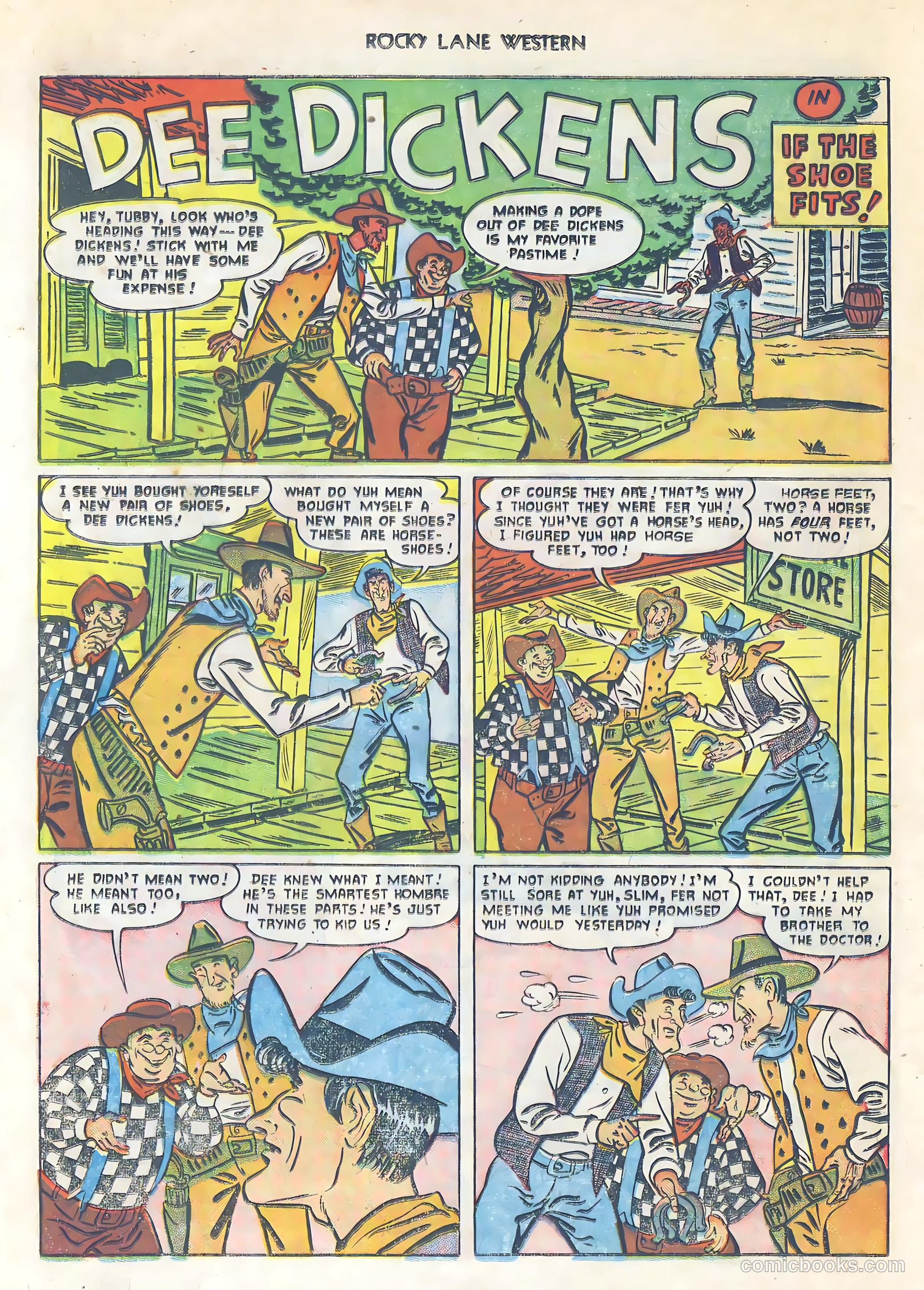 Rocky Lane Western #34 (1952) — page 11 of 33