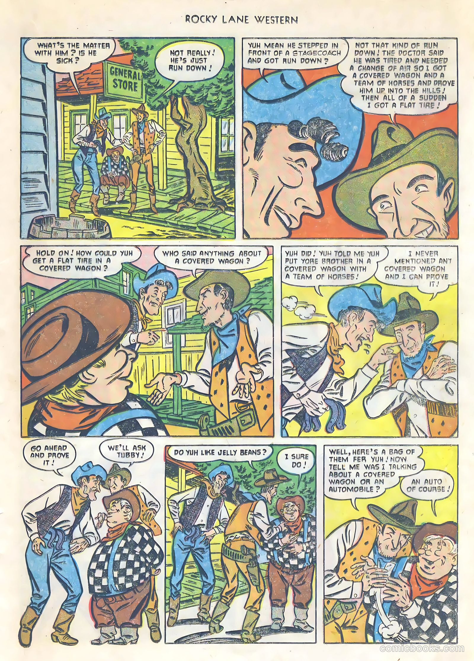 Rocky Lane Western #34 (1952) — page 12 of 33