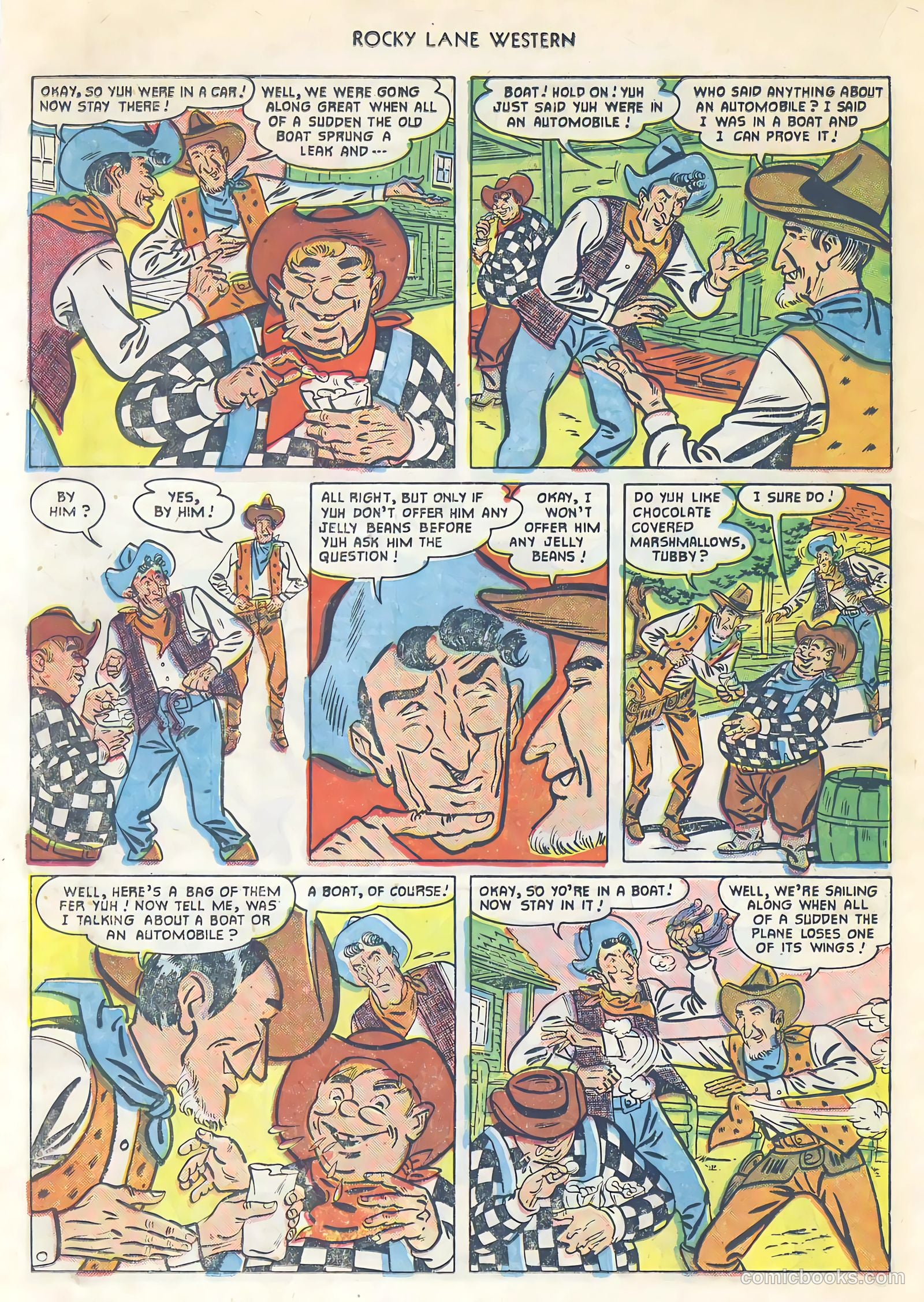 Rocky Lane Western #34 (1952) — page 13 of 33