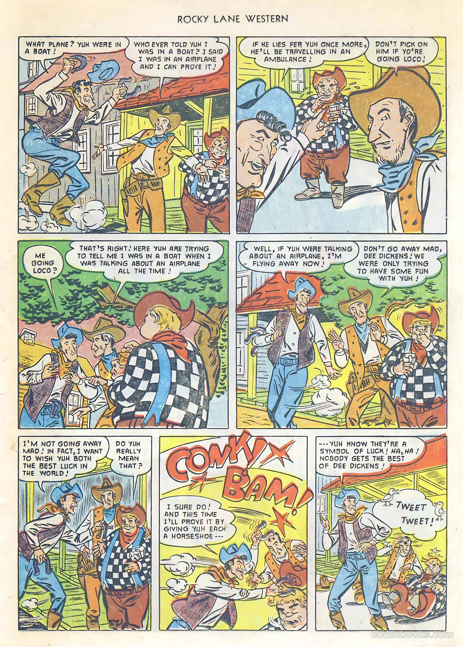 Rocky Lane Western #34 (1952) — page 14 of 33