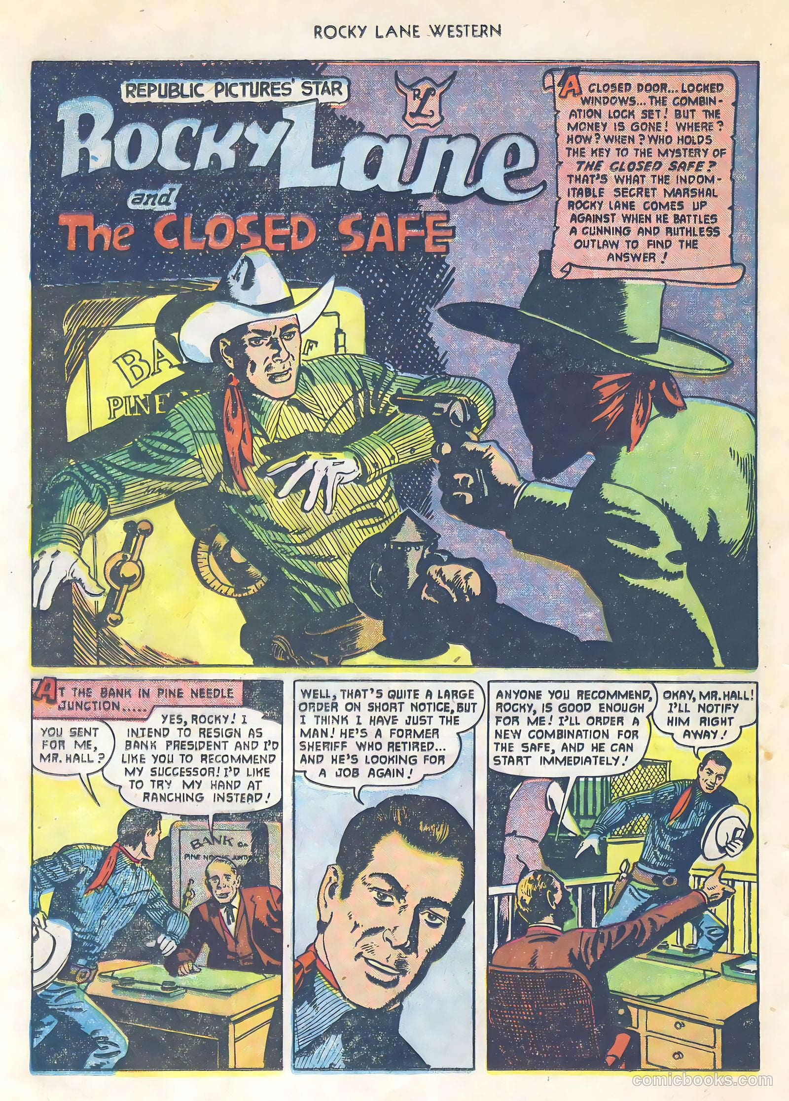 Rocky Lane Western #34 (1952) — page 15 of 33
