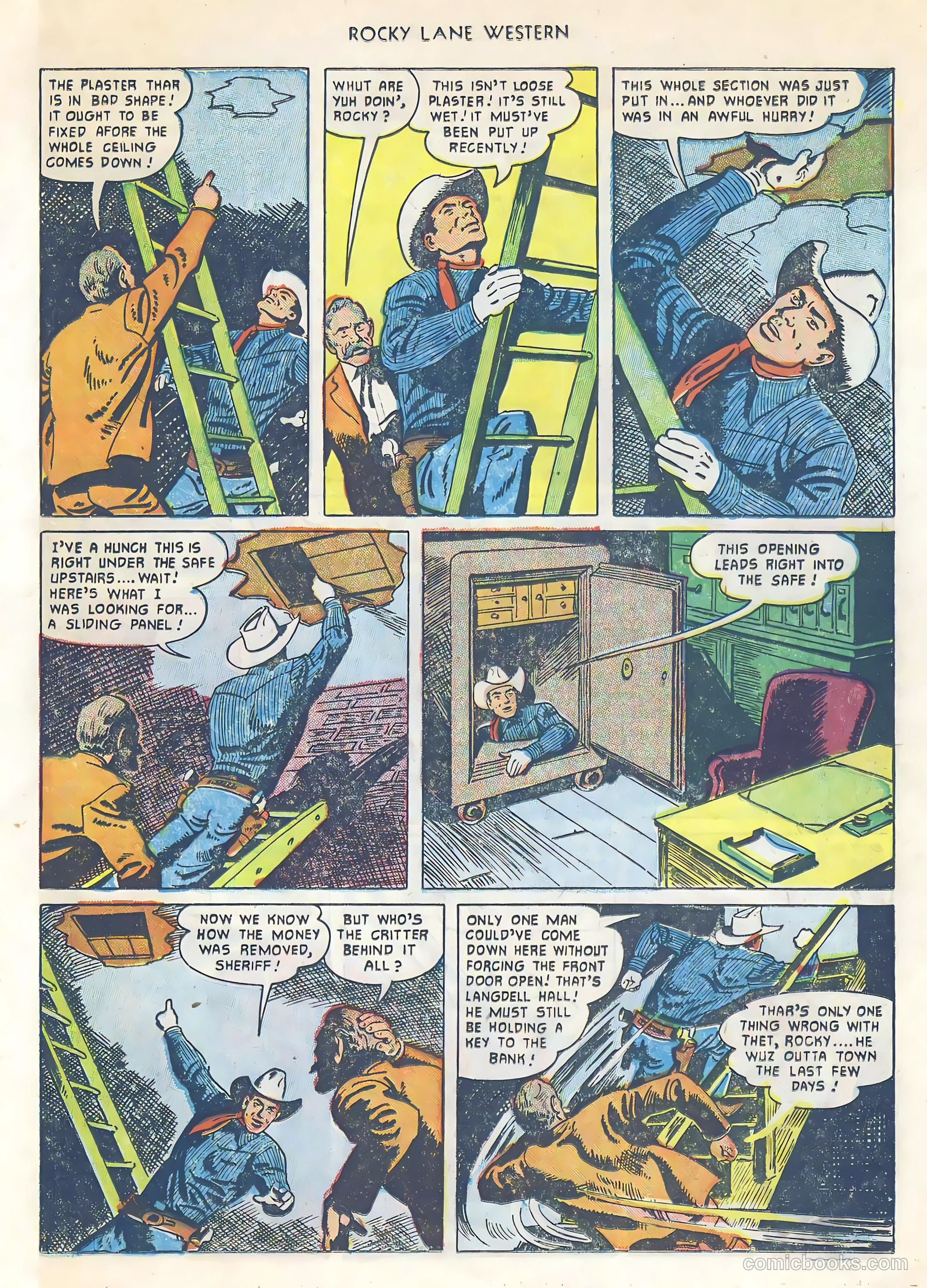 Rocky Lane Western #34 (1952) — page 18 of 33