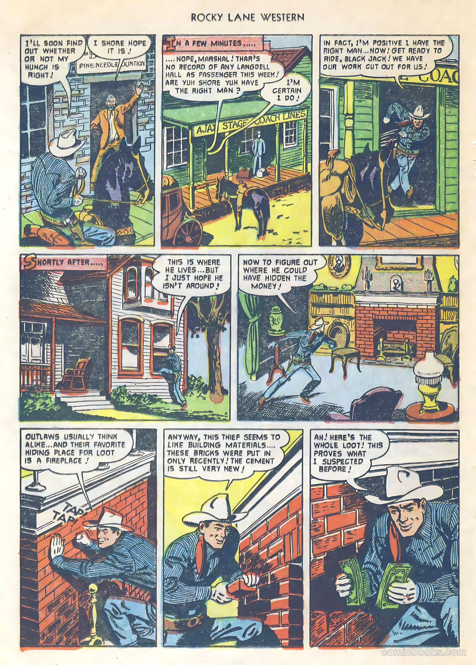 Rocky Lane Western #34 (1952) — page 19 of 33